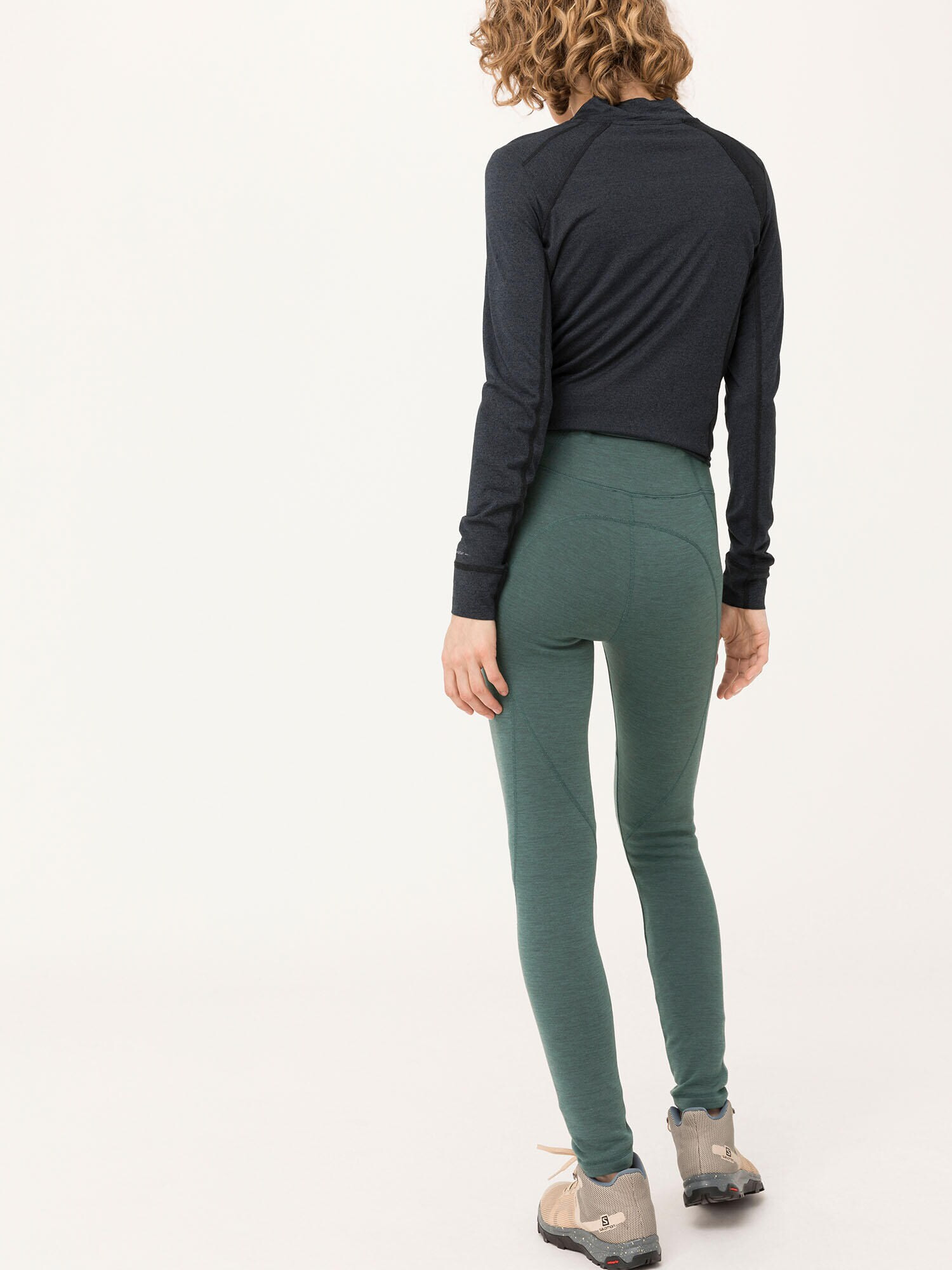 hessnatur Leggings verde închis - Pled.ro