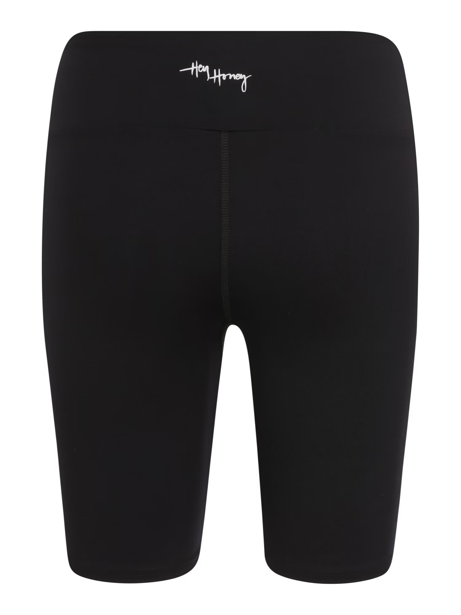 Hey Honey Pantaloni sport 'Biker' negru / alb - Pled.ro