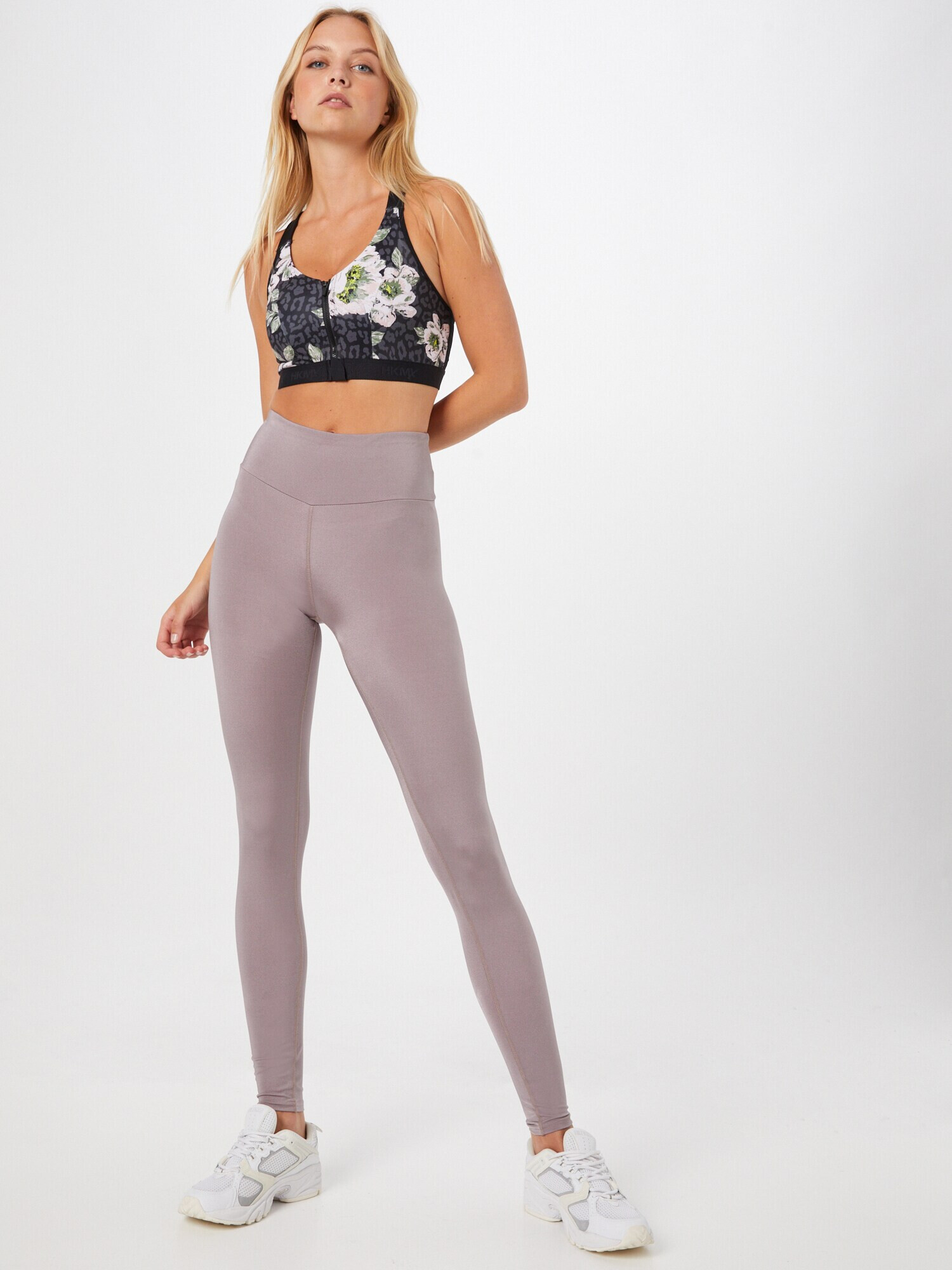 Hey Honey Pantaloni sport gri taupe - Pled.ro