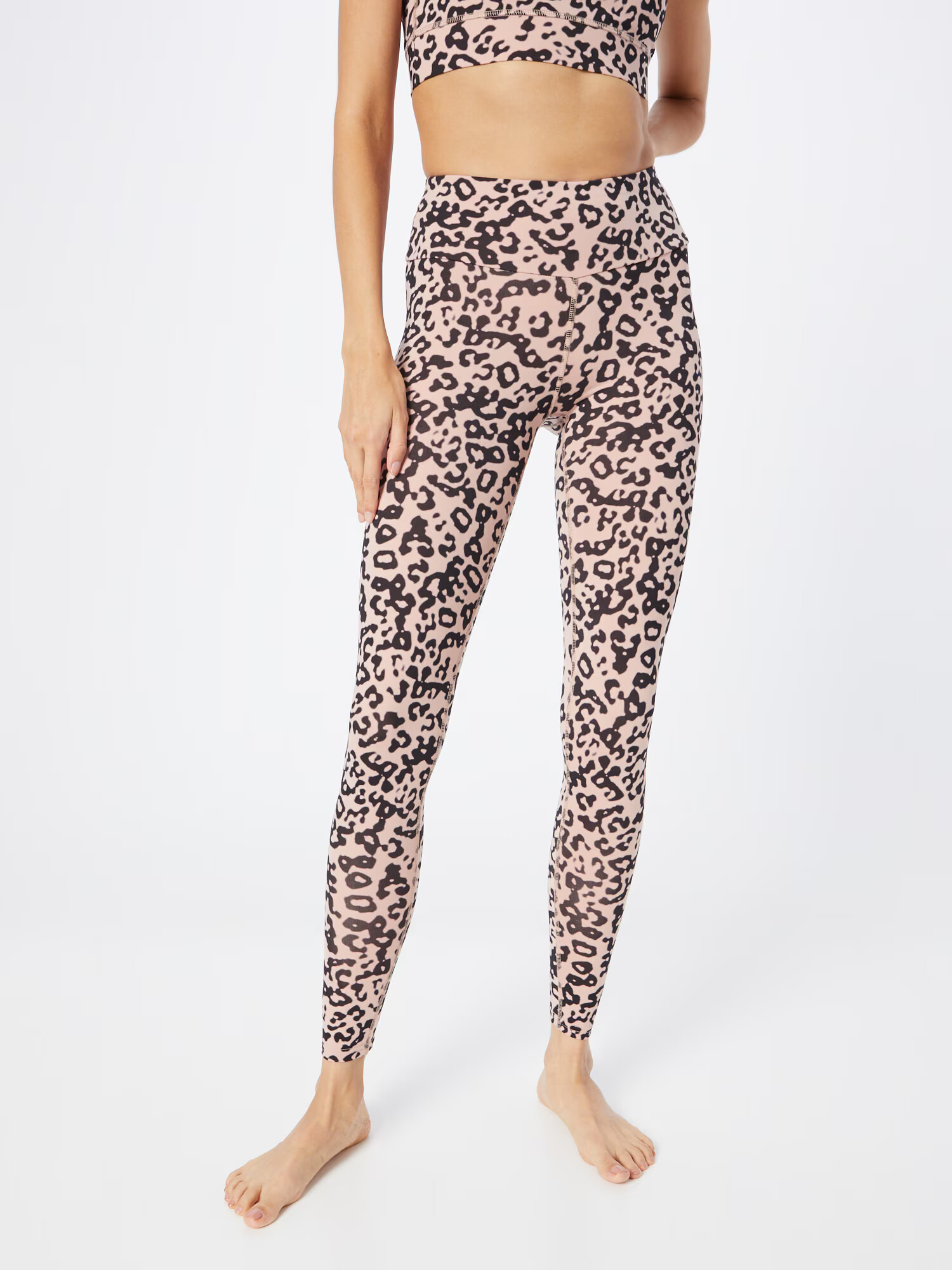 Hey Honey Pantaloni sport 'Misty' roz / negru - Pled.ro