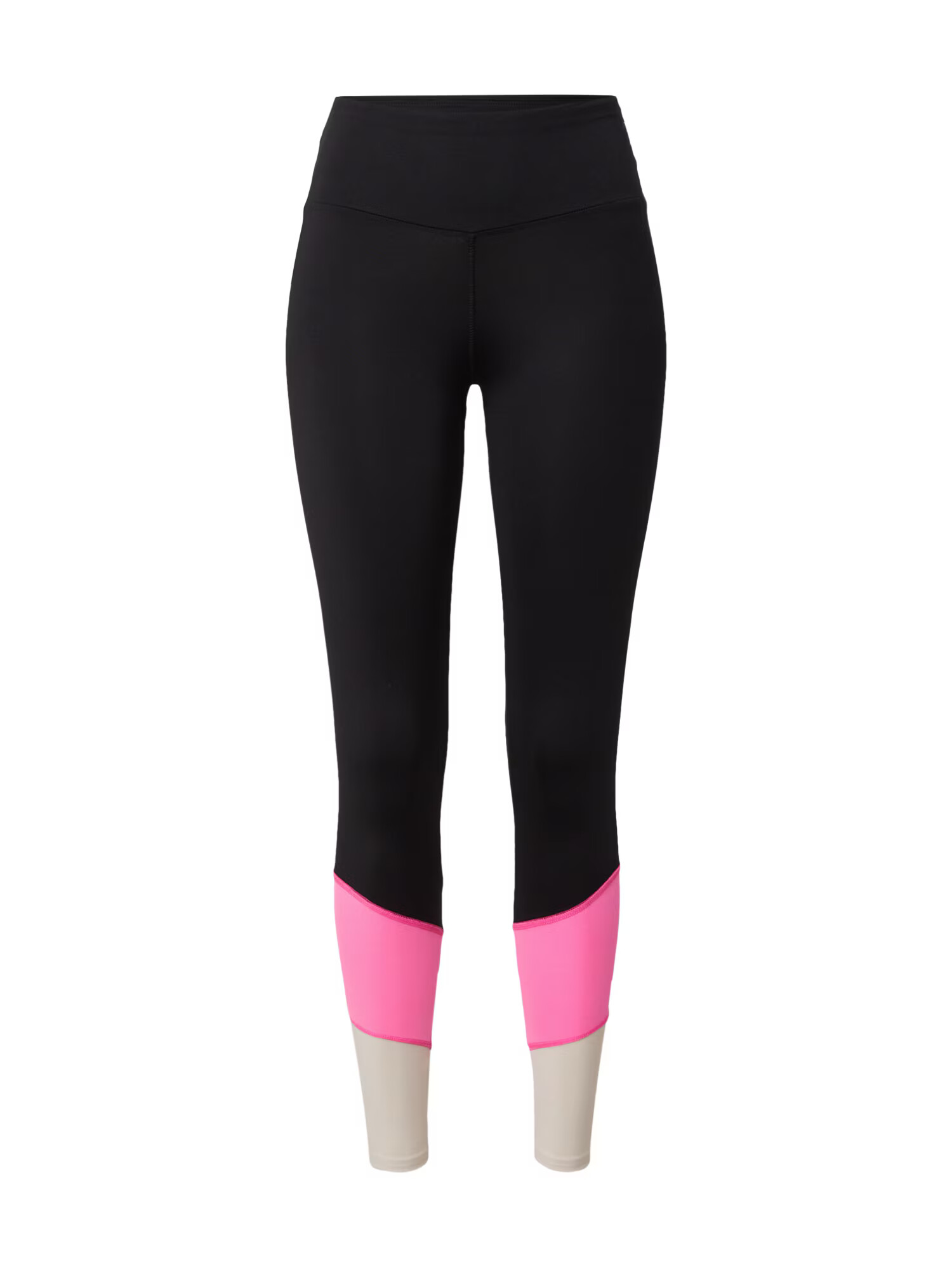 Hey Honey Pantaloni sport roz / negru / alb - Pled.ro