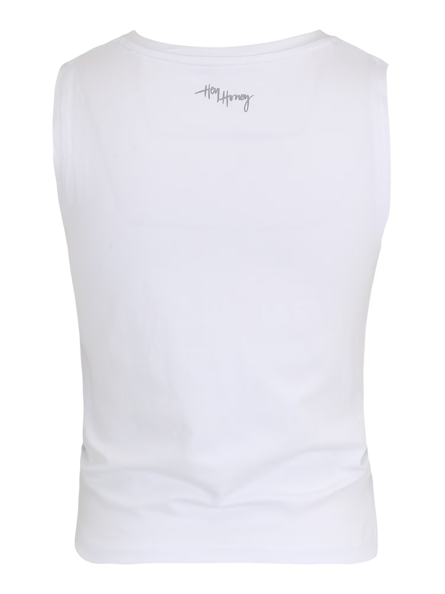 Hey Honey Sport top alb - Pled.ro