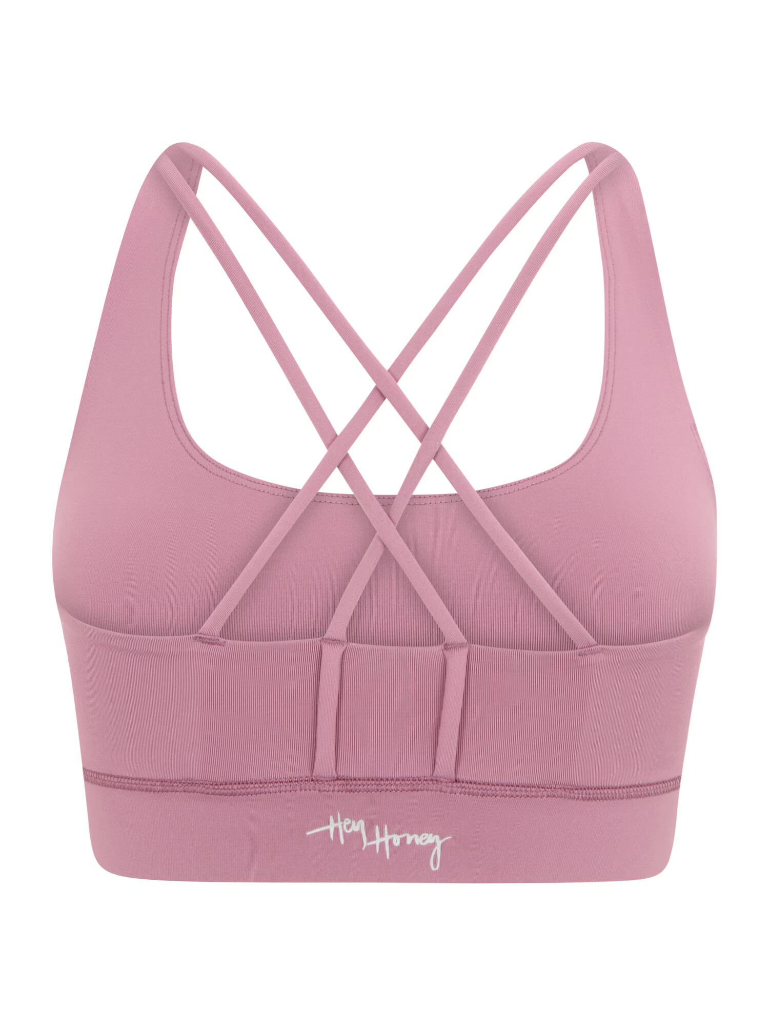 Hey Honey Sutien sport 'Criss' roz eozină / alb - Pled.ro