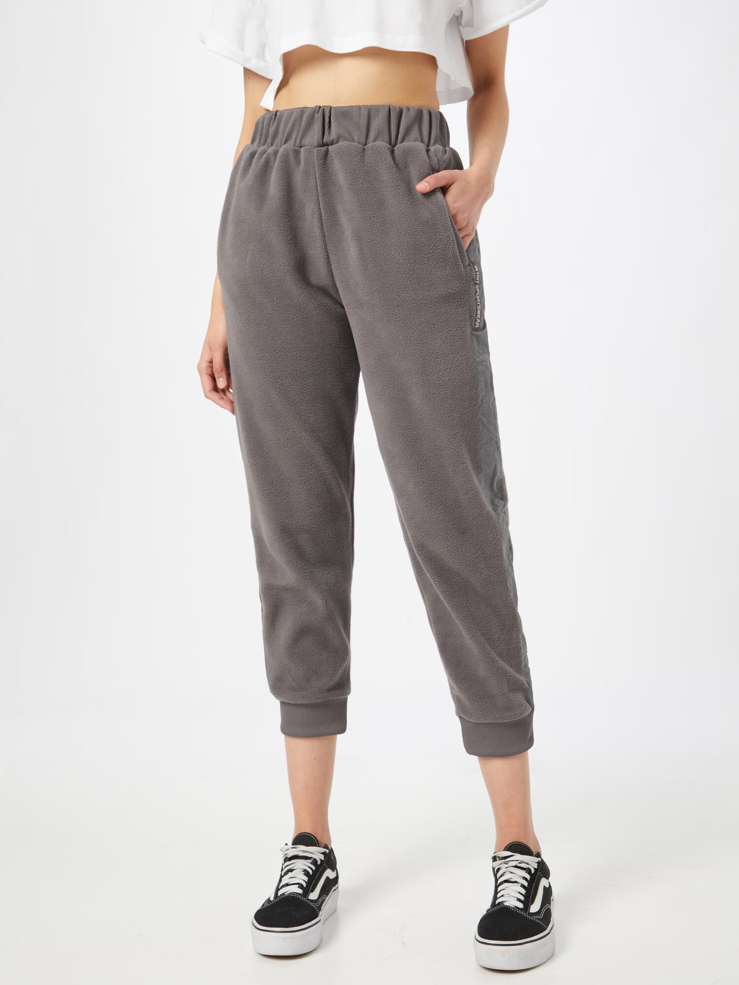 HIIT Pantaloni sport gri metalic - Pled.ro