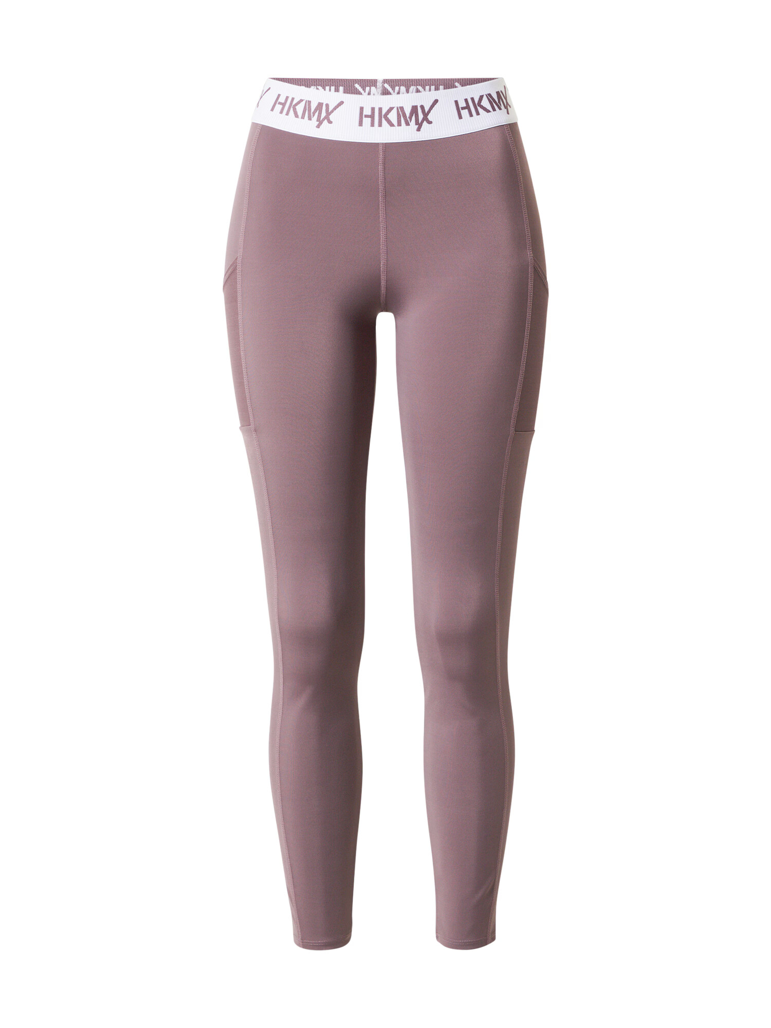 HKMX Pantaloni sport mauve / alb - Pled.ro