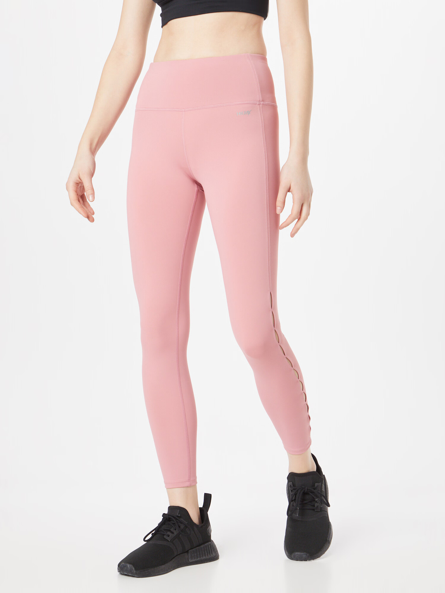 HKMX Pantaloni sport 'Nova' gri argintiu / roz pal - Pled.ro