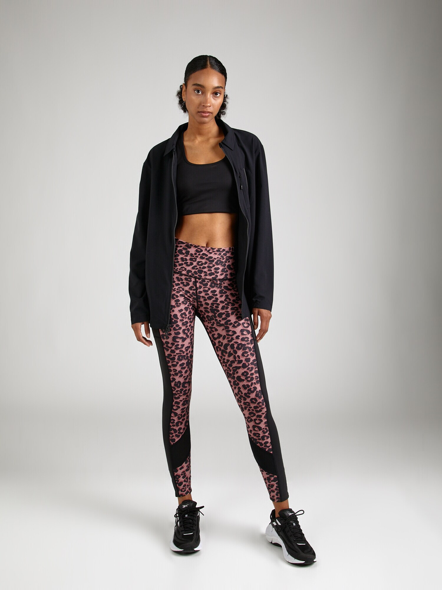 HKMX Pantaloni sport 'Oh My Squat' roz / roz pal / negru - Pled.ro