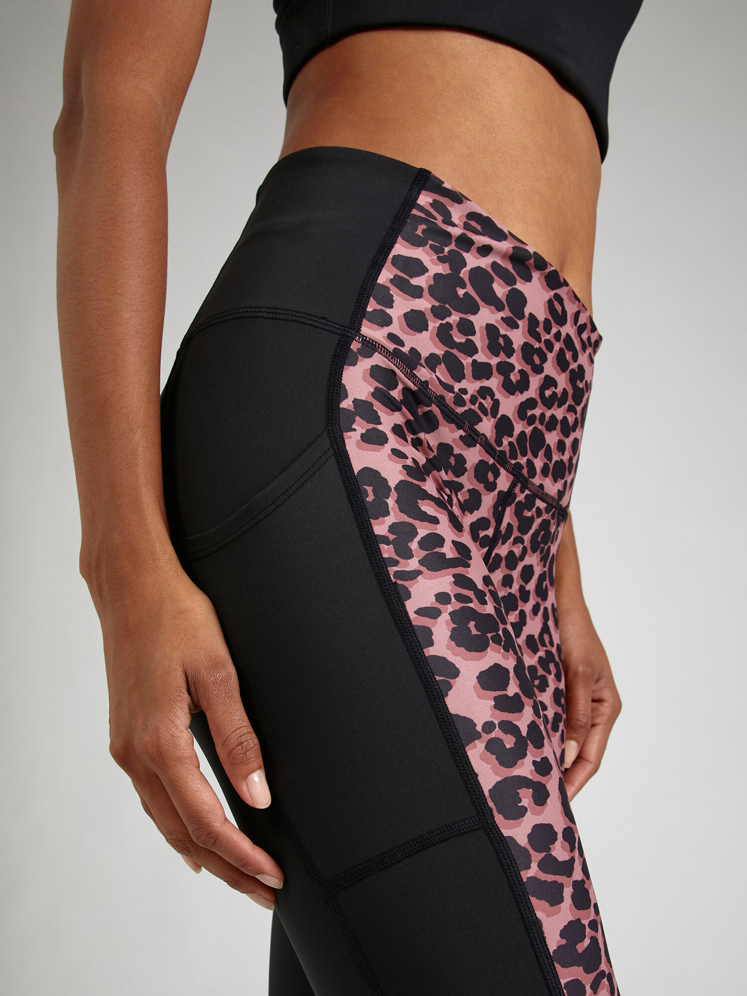 HKMX Pantaloni sport 'Oh My Squat' roz / roz pal / negru - Pled.ro