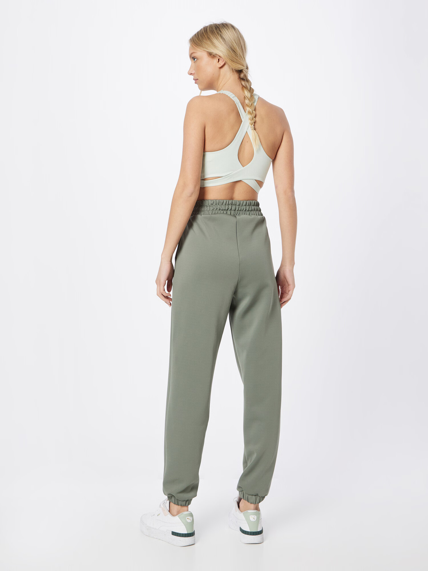 HKMX Pantaloni sport verde pastel - Pled.ro