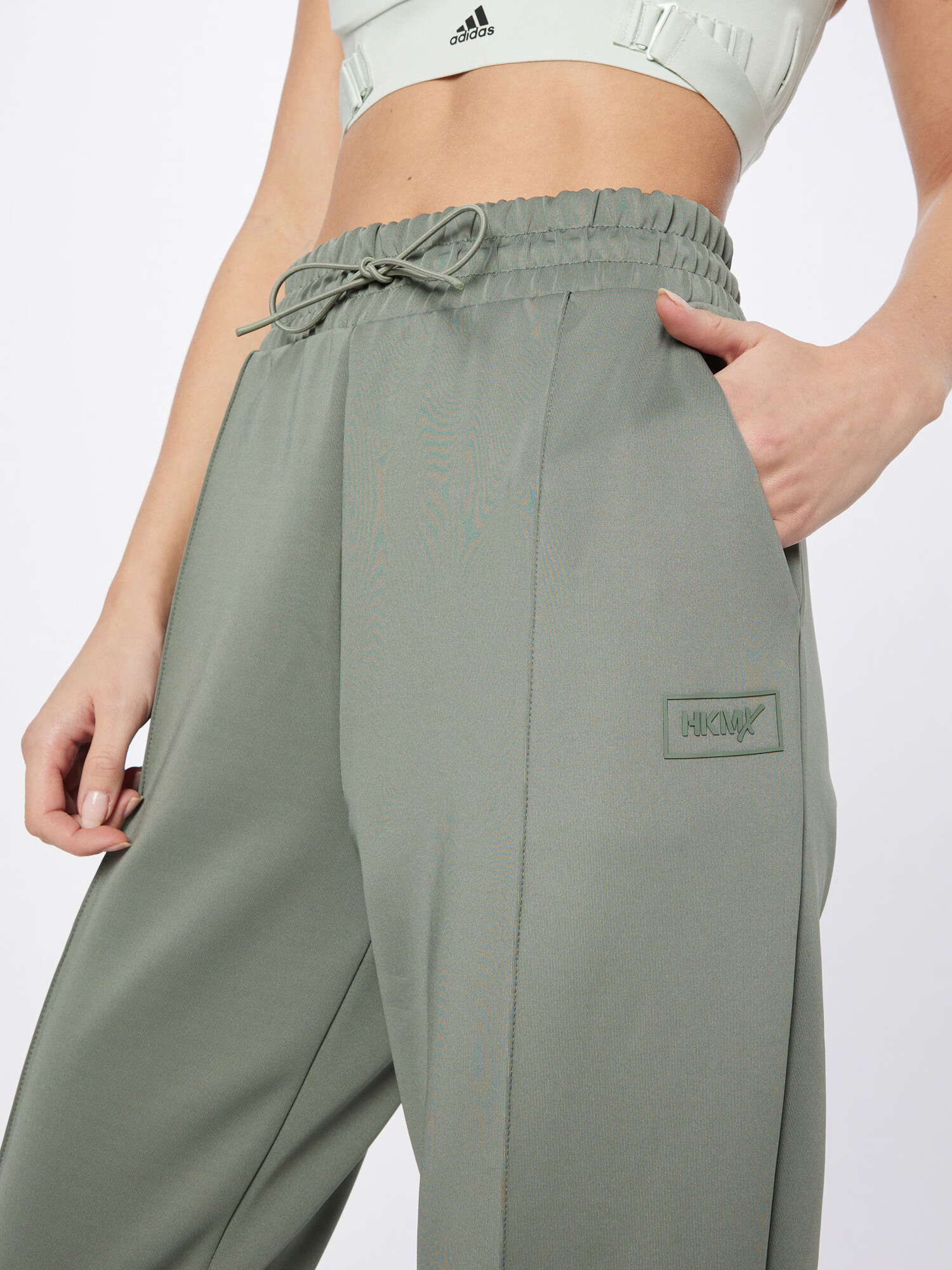 HKMX Pantaloni sport verde pastel - Pled.ro