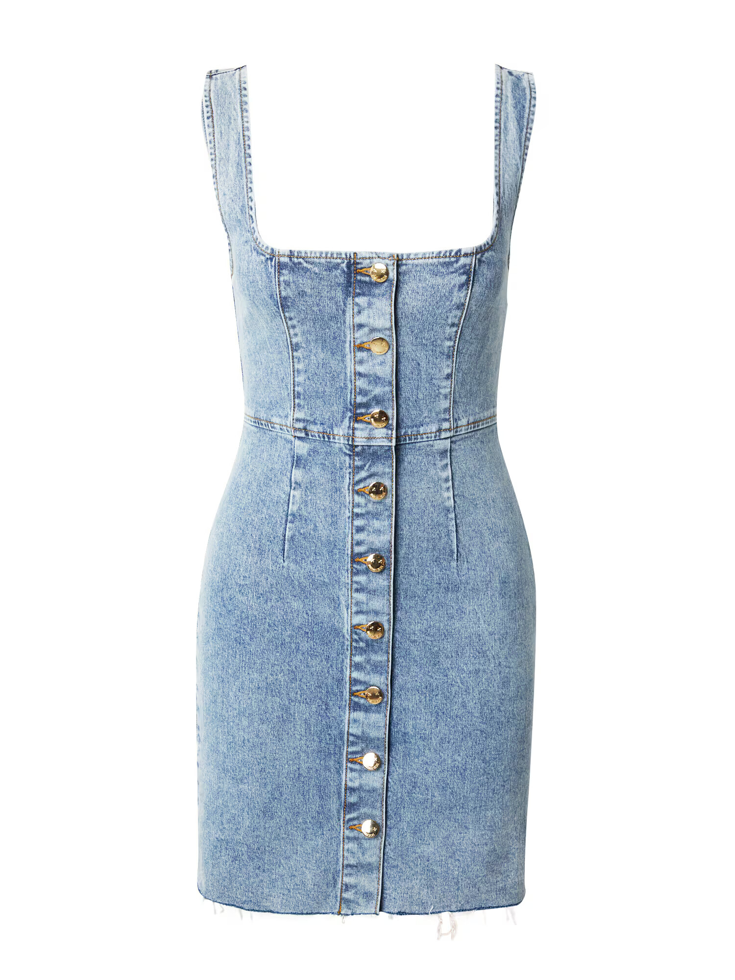 Hoermanseder x About You Rochie 'Lani' albastru denim - Pled.ro