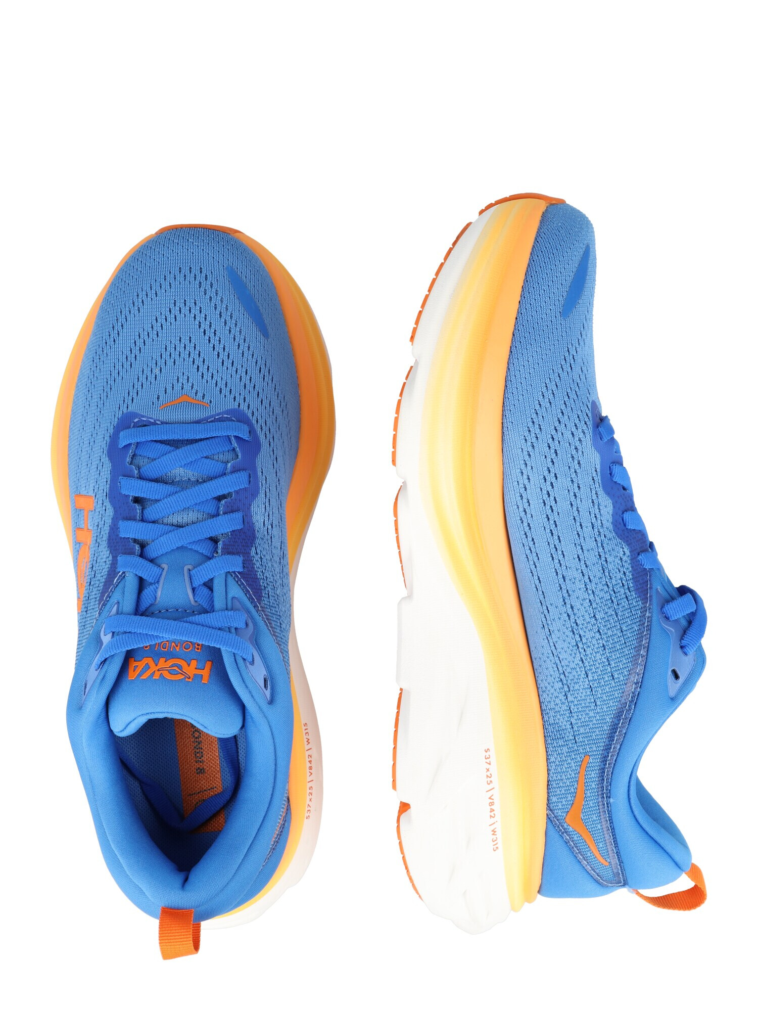 Hoka One One Sneaker de alergat 'BONDI 8' albastru / portocaliu - Pled.ro