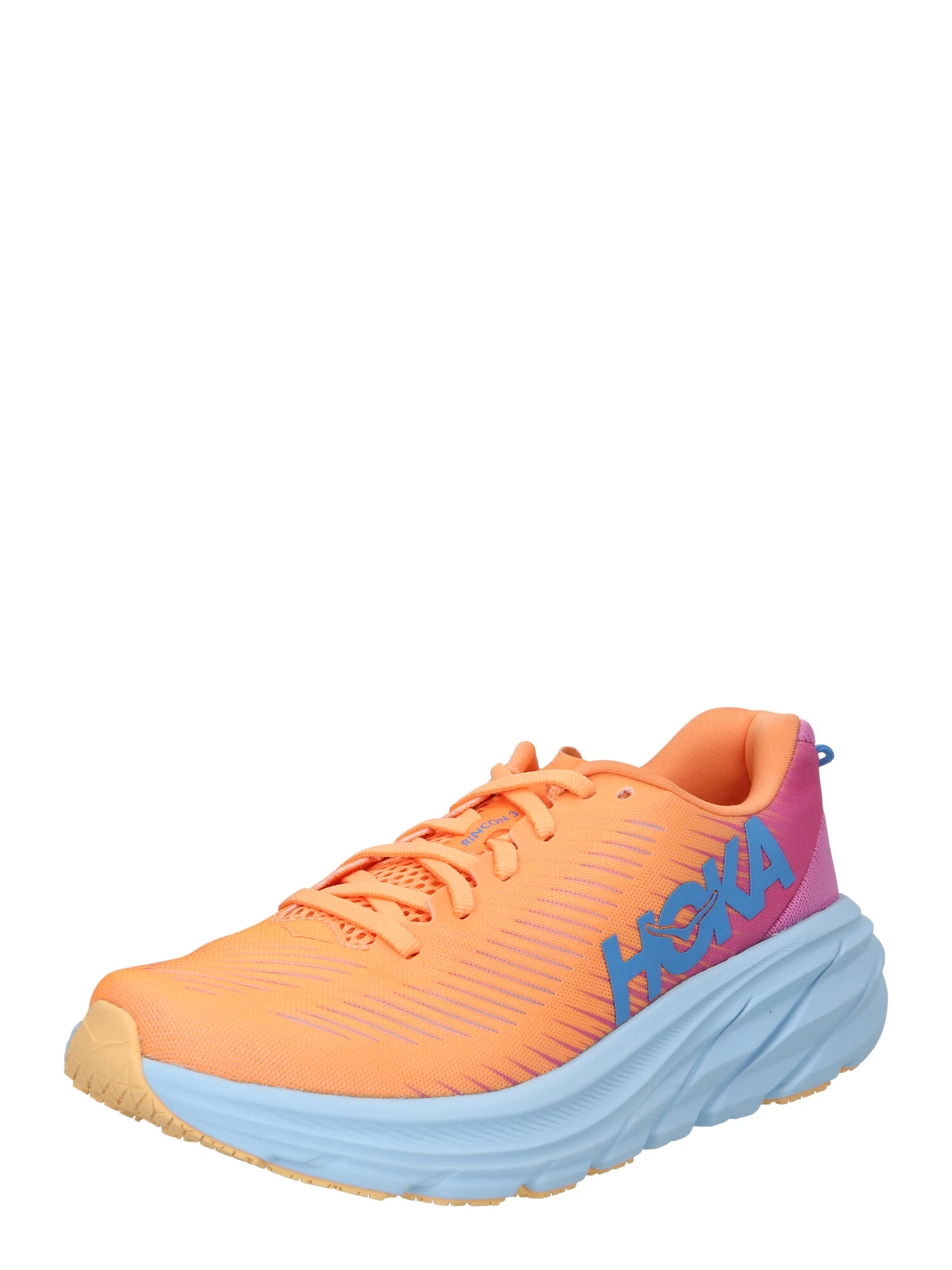 Hoka One One Sneaker de alergat 'RINCON 3' albastru / portocaliu piersică / roz / roz - Pled.ro