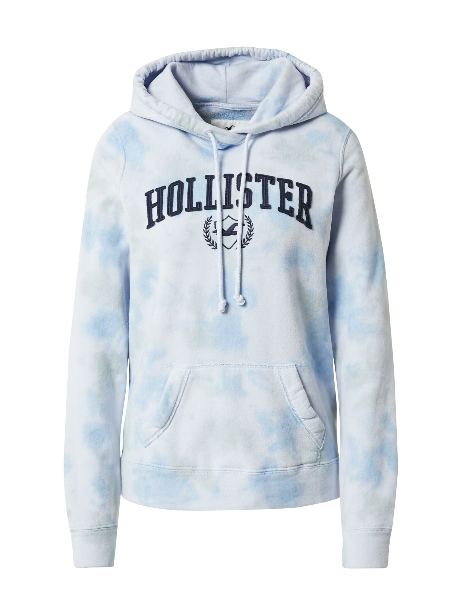 HOLLISTER Bluză de molton bleumarin / albastru deschis / alb murdar - Pled.ro