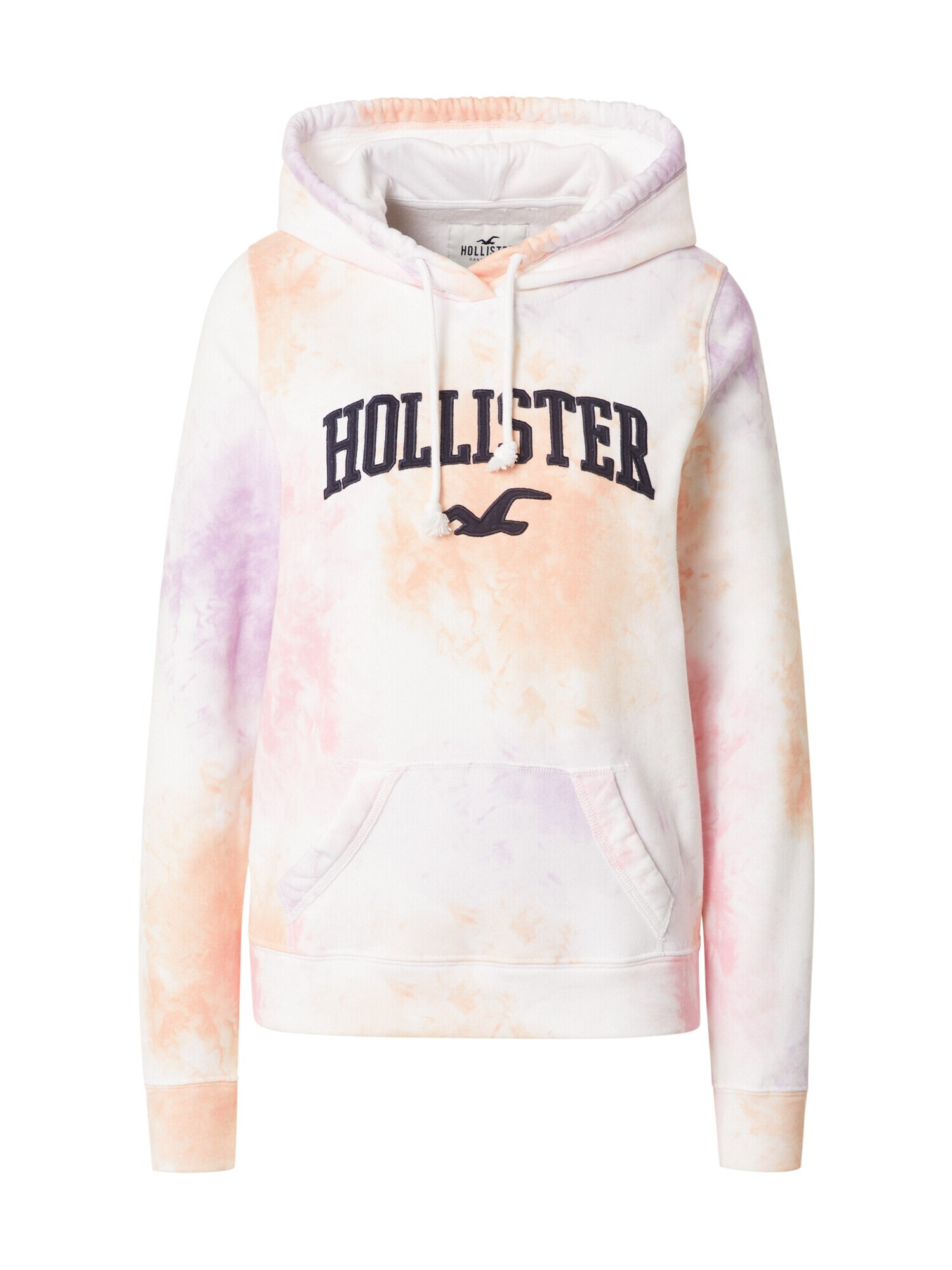 HOLLISTER Bluză de molton mov pastel / portocaliu pastel / roz pastel / negru / alb murdar - Pled.ro