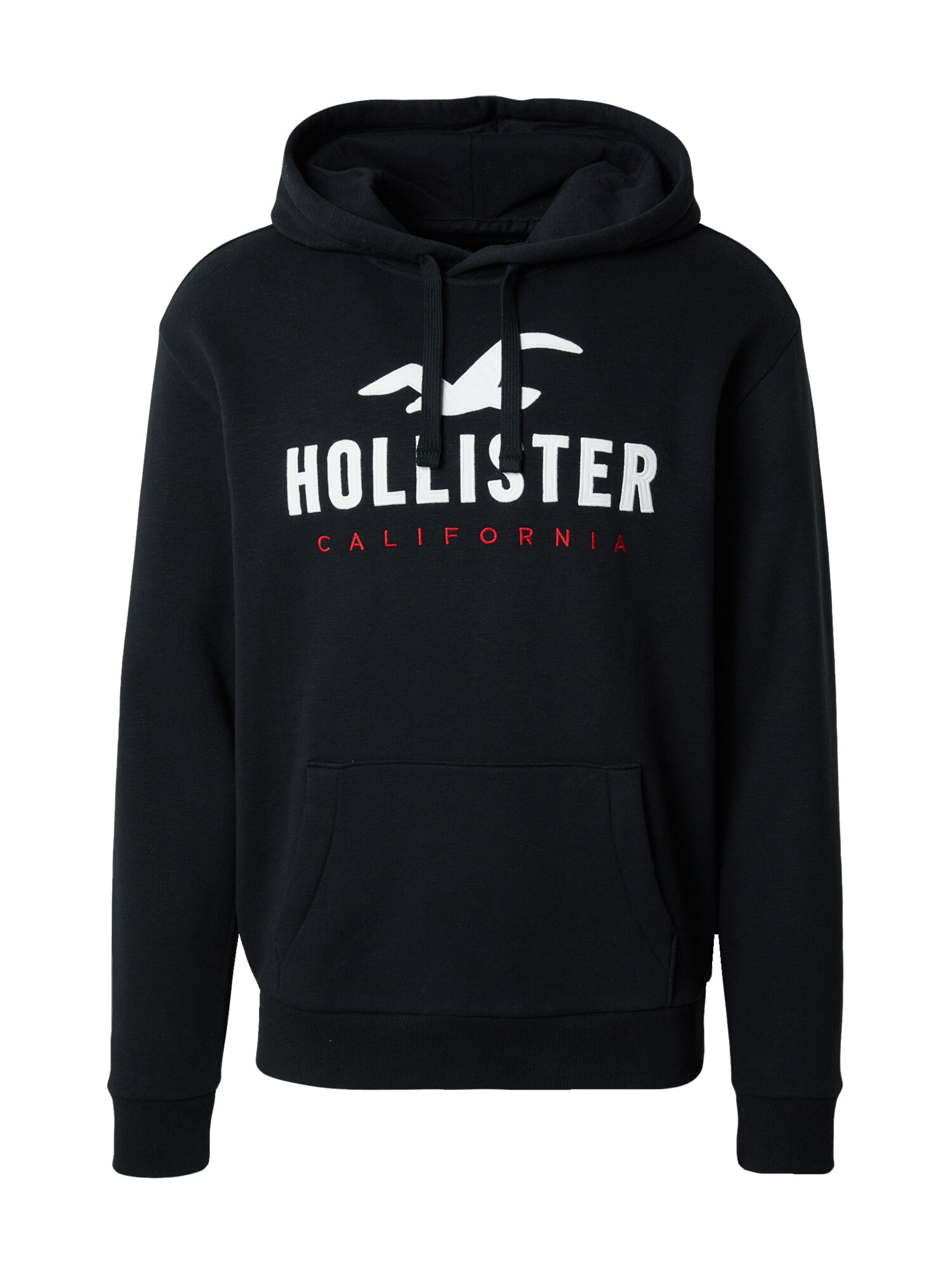 HOLLISTER Bluză de molton roșu / negru / alb - Pled.ro