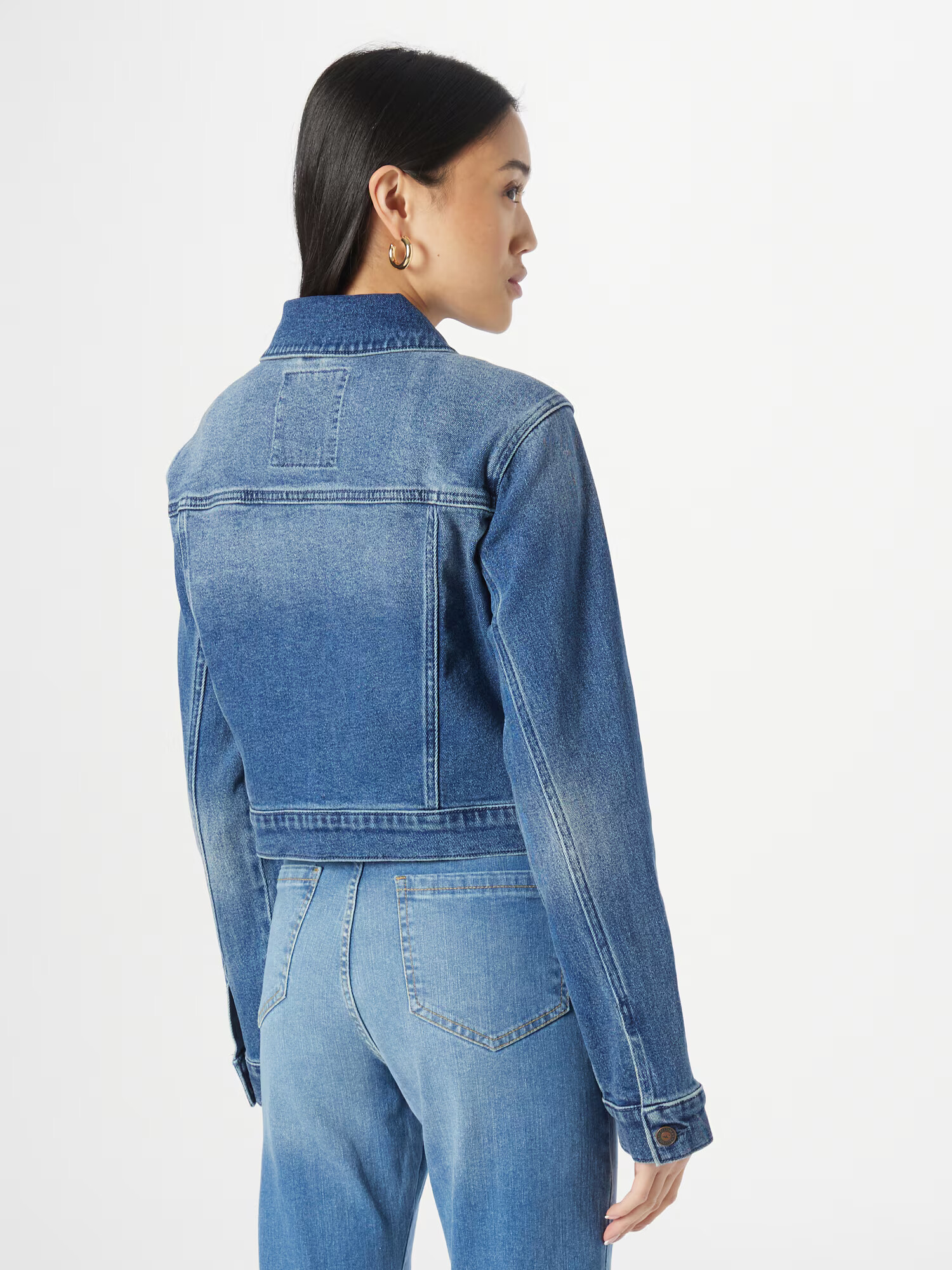 HOLLISTER Geacă de primăvară-toamnă albastru denim - Pled.ro