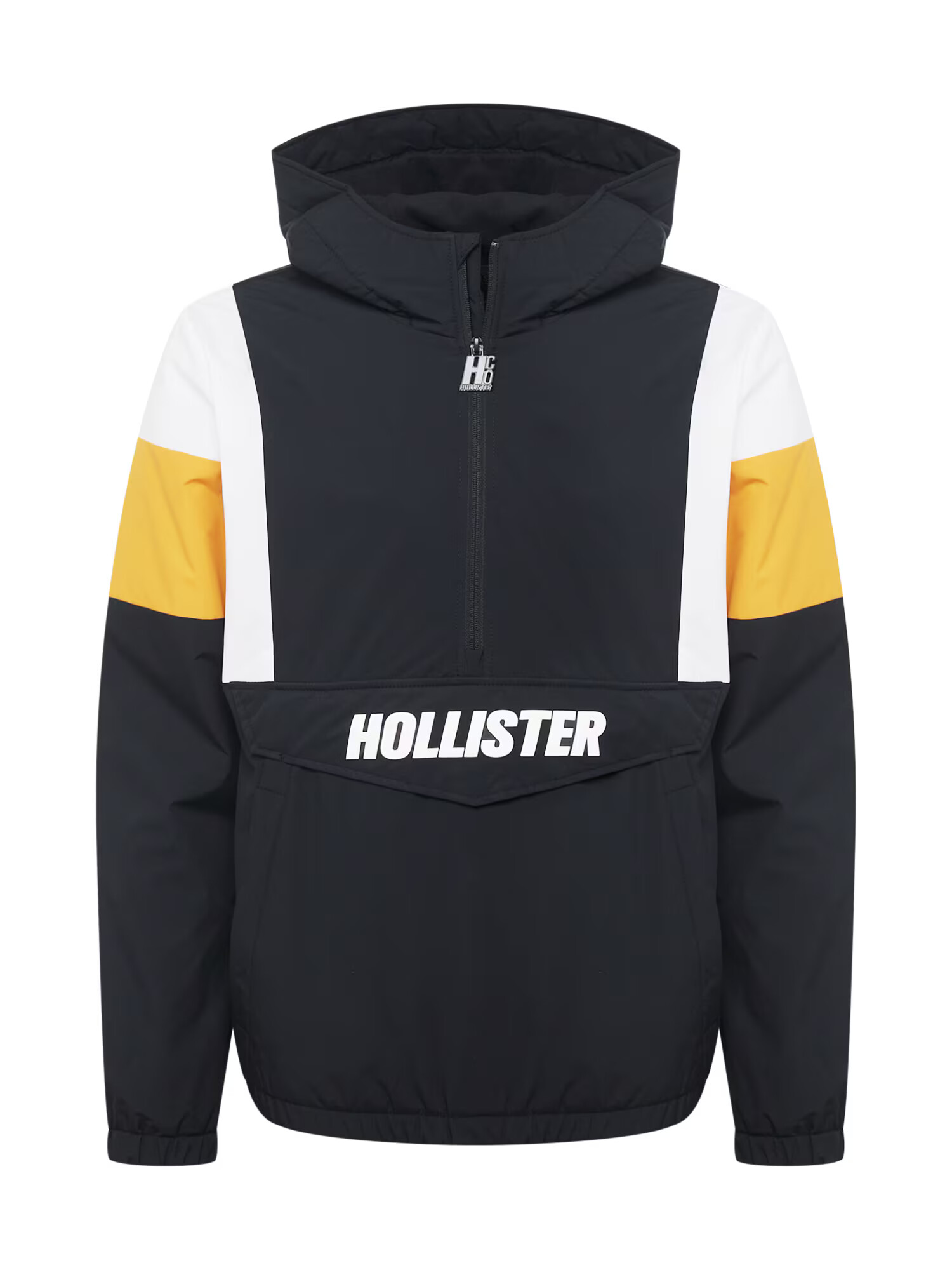 HOLLISTER Geacă de primăvară-toamnă galben / negru / alb - Pled.ro