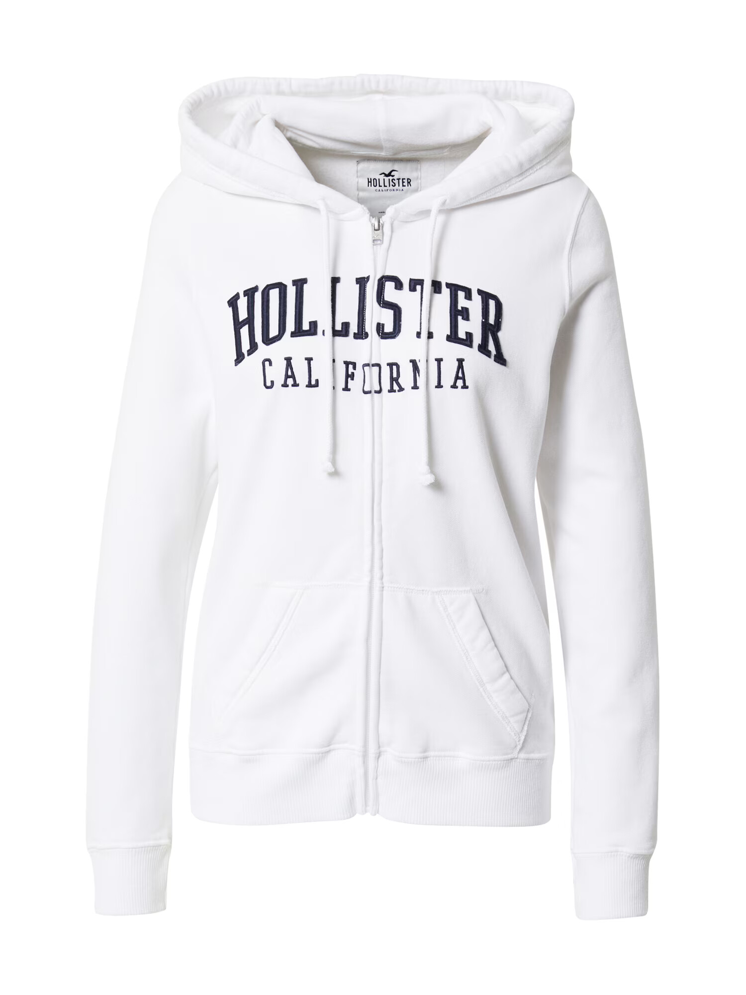 HOLLISTER Hanorac bleumarin / alb - Pled.ro