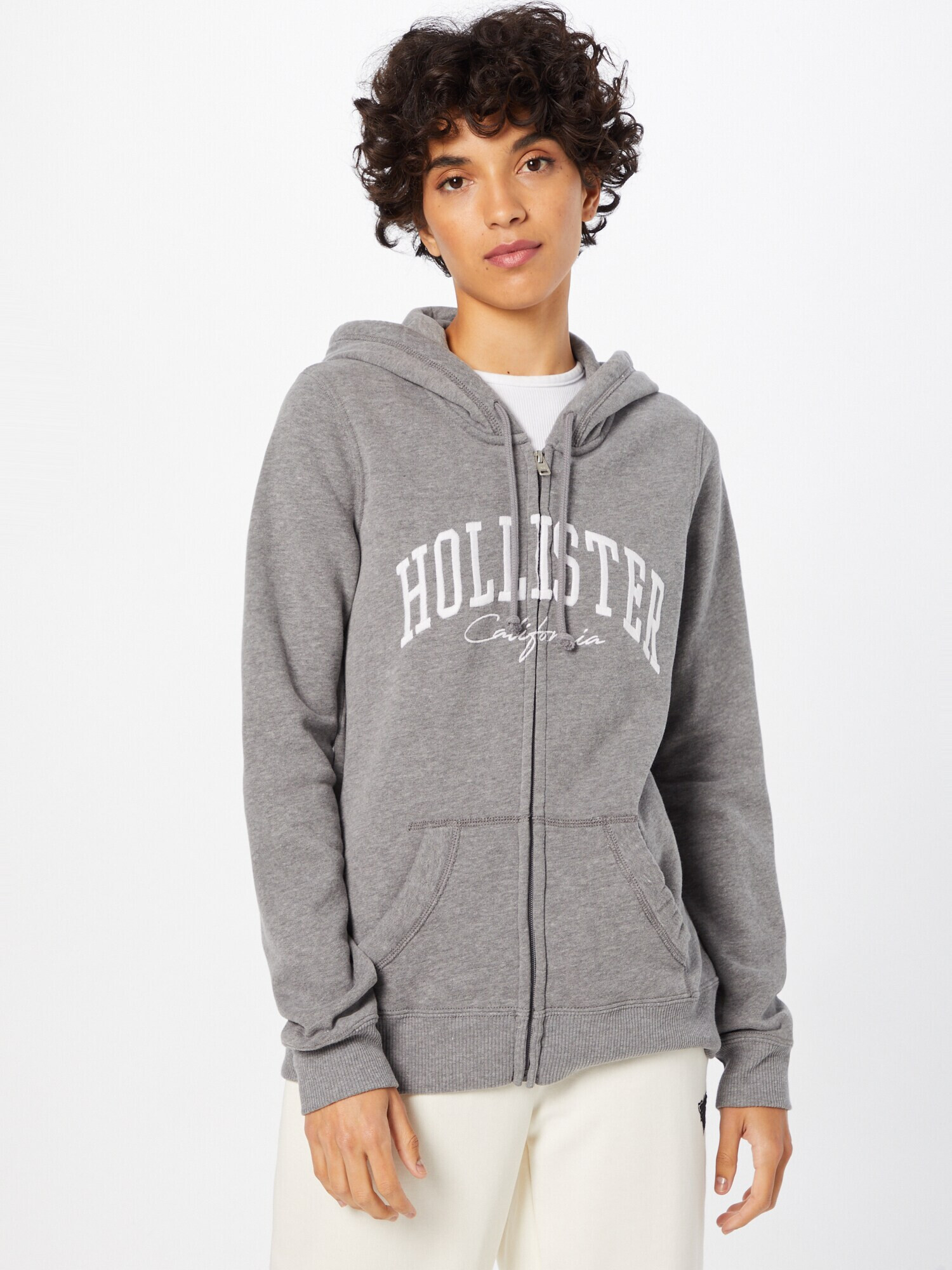 HOLLISTER Hanorac 'DTC SECONDARY TECH CORE FZ M4M 4CC' gri - Pled.ro