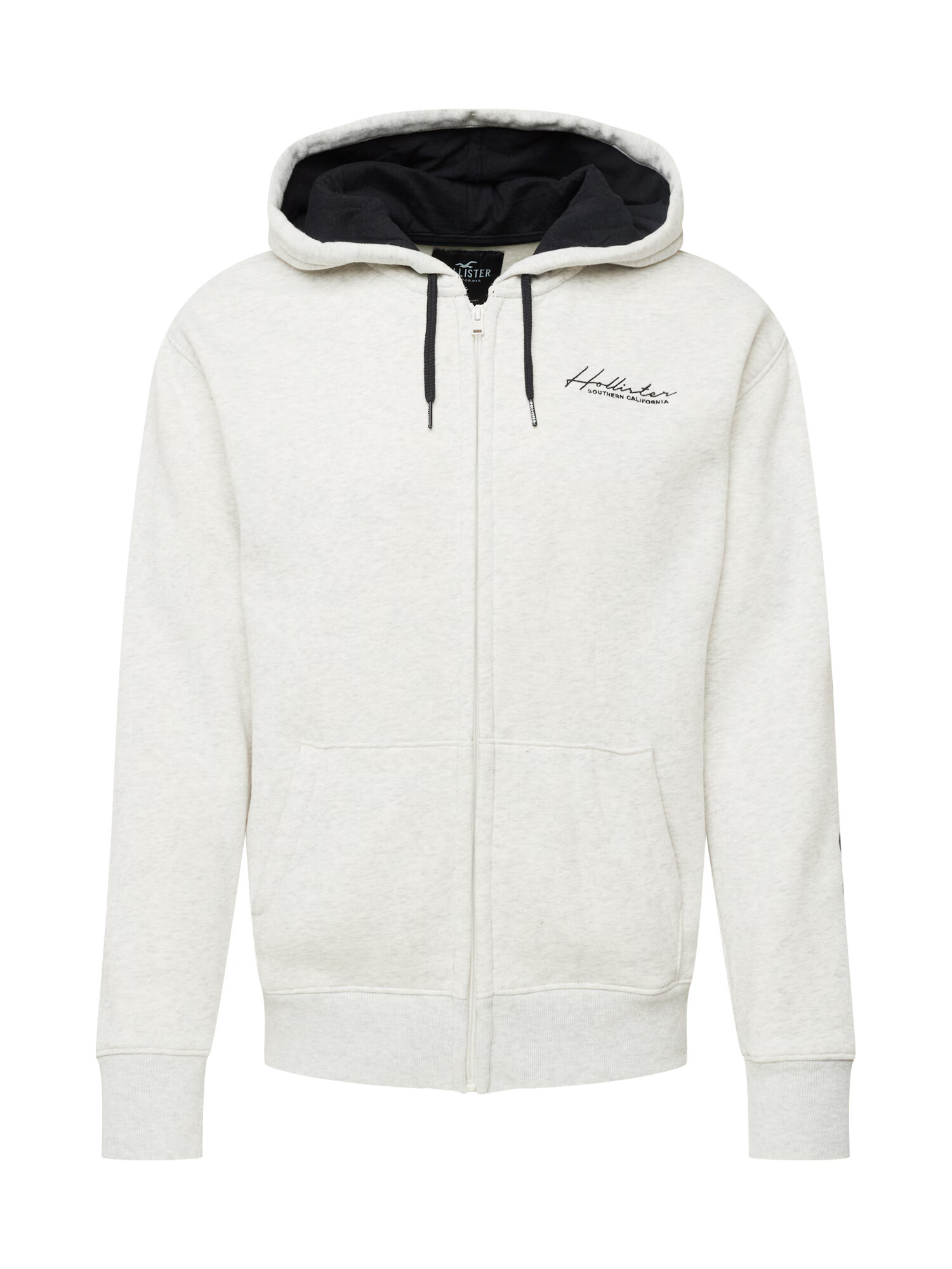 HOLLISTER Hanorac gri deschis / negru - Pled.ro