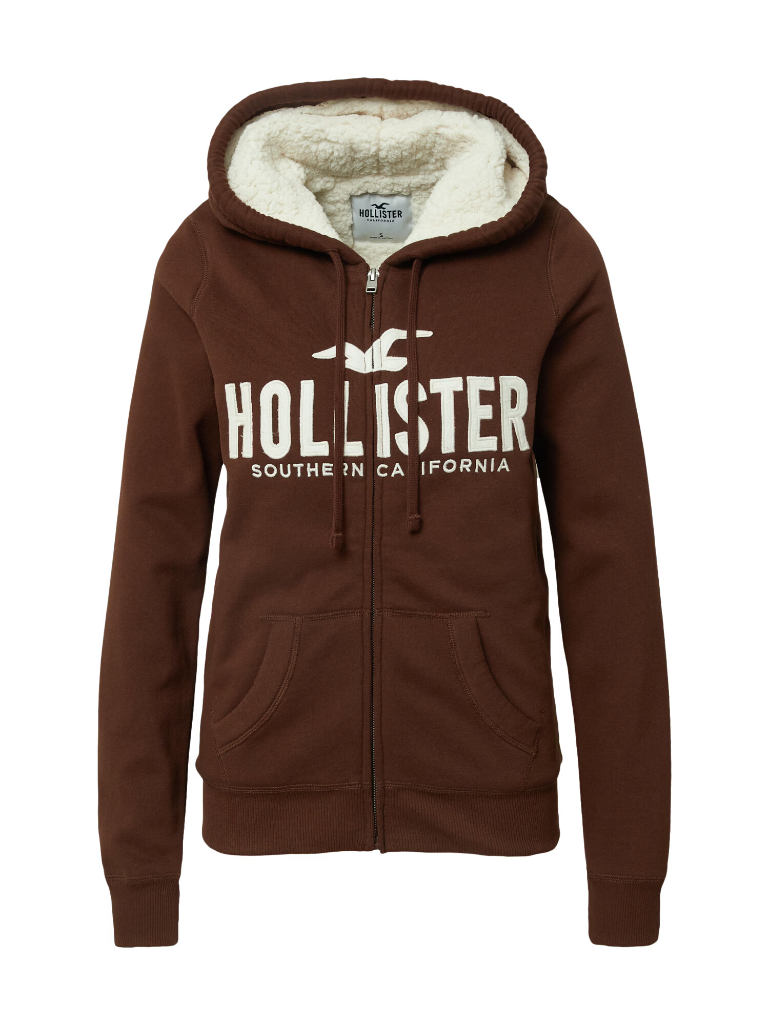 HOLLISTER Hanorac maro pueblo / alb - Pled.ro