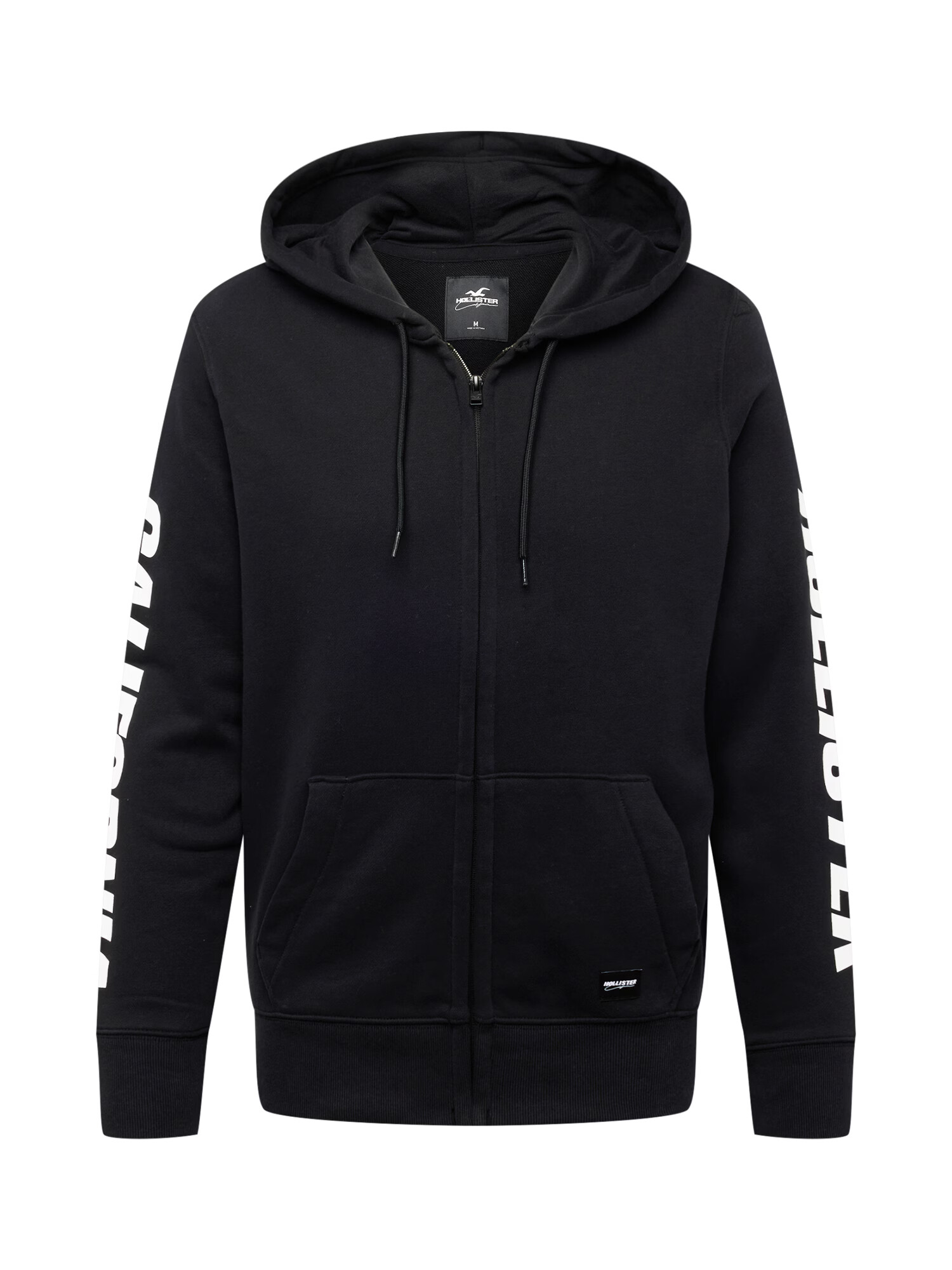 HOLLISTER Hanorac negru / alb - Pled.ro