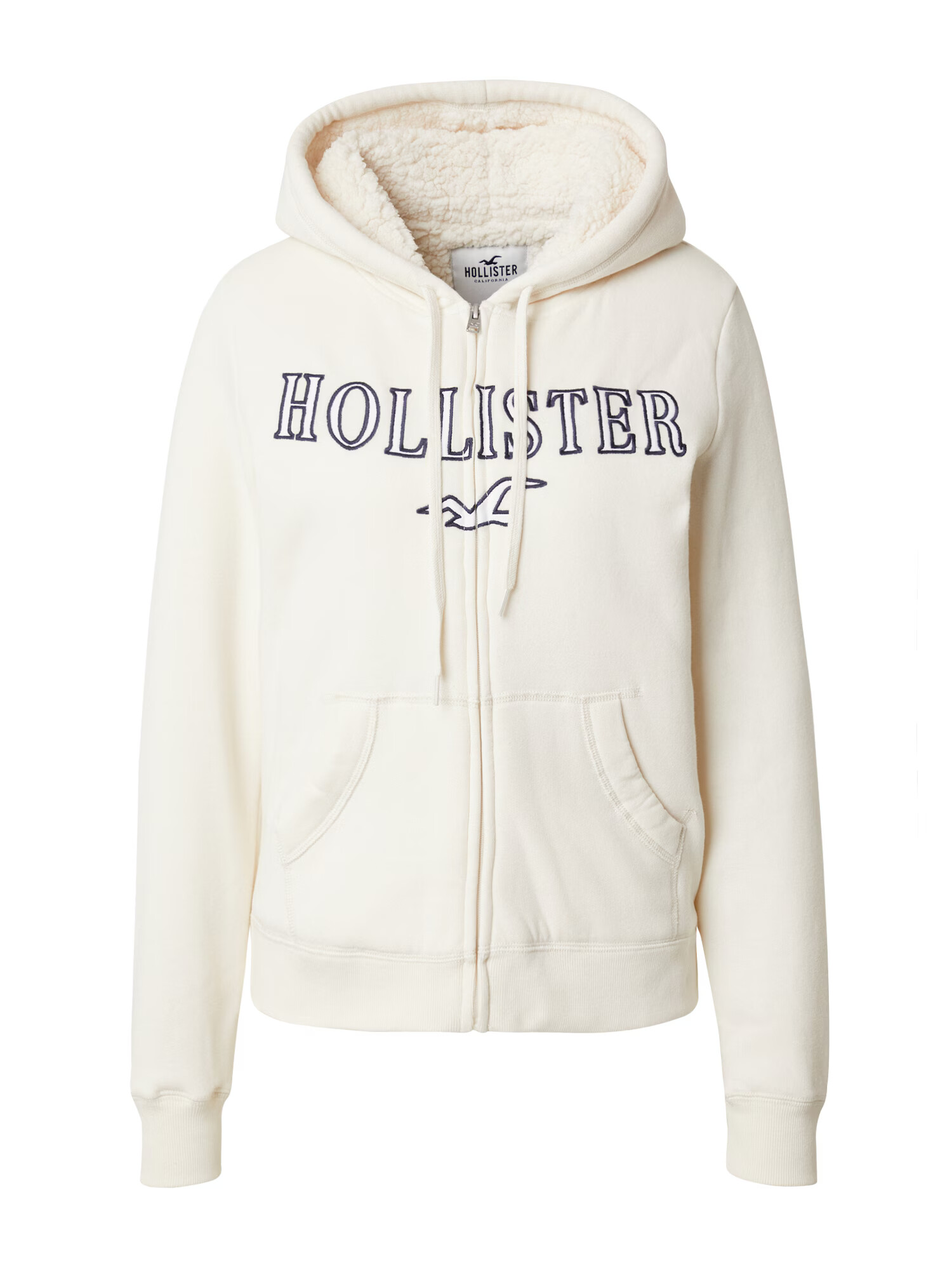 HOLLISTER Hanorac 'TECH CORE' bej deschis / bleumarin / alb - Pled.ro