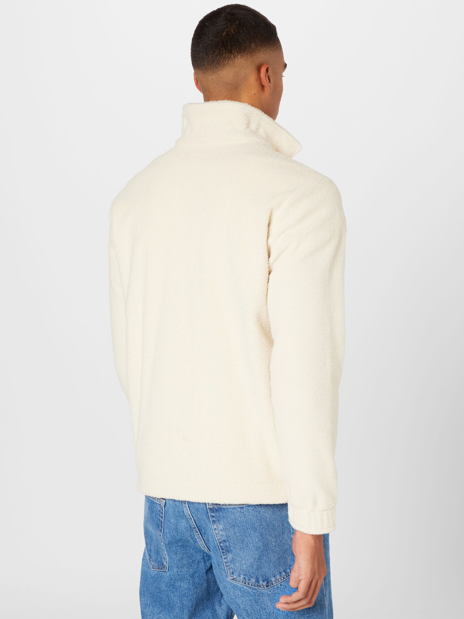 HOLLISTER Jachetă fleece crem - Pled.ro