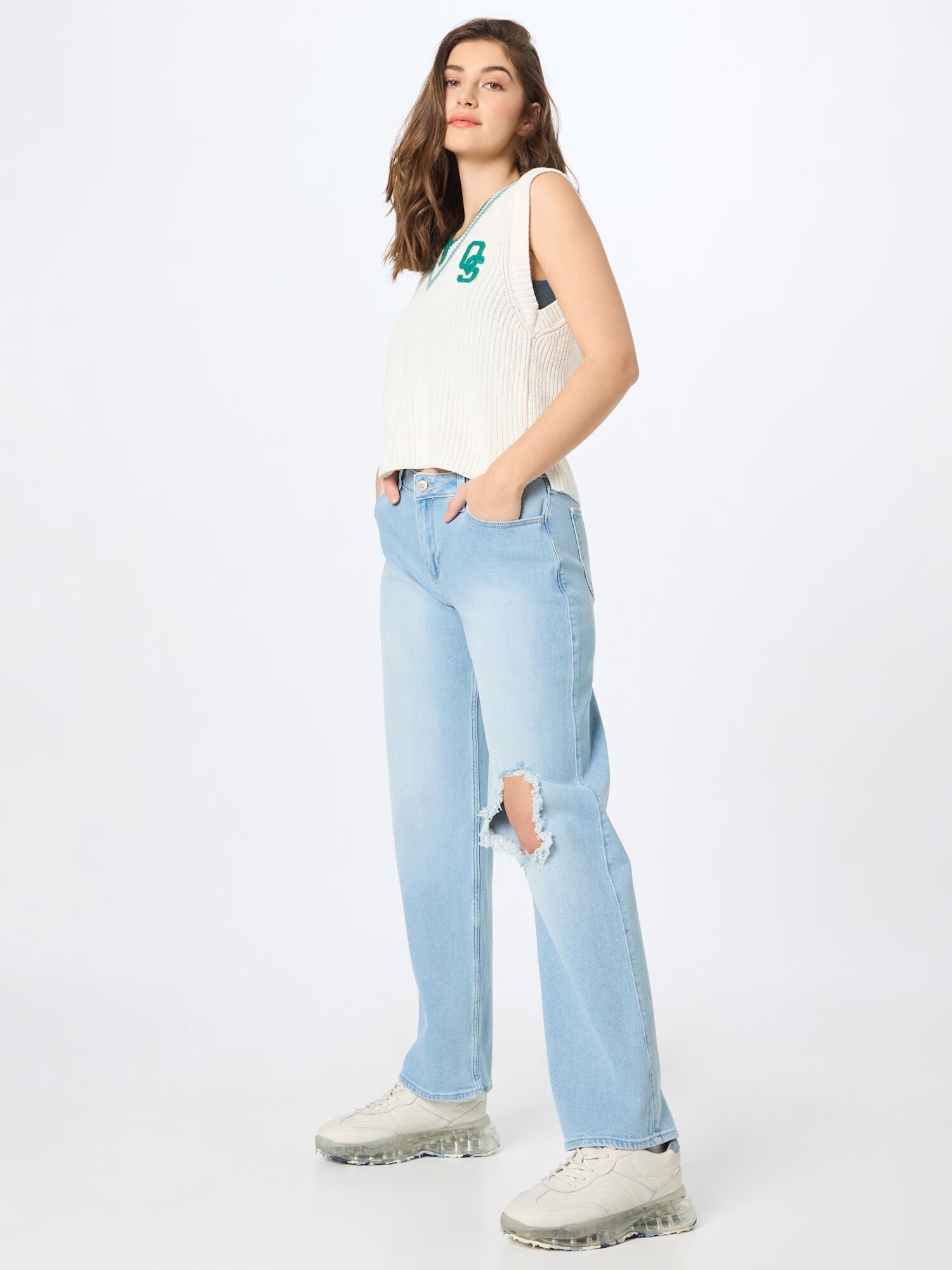 HOLLISTER Jeans albastru - Pled.ro