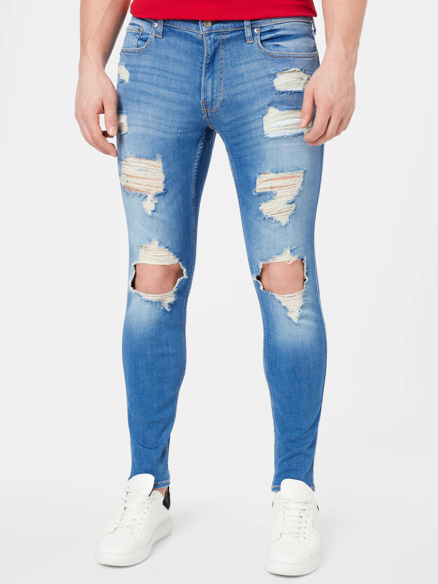 HOLLISTER Jeans albastru - Pled.ro