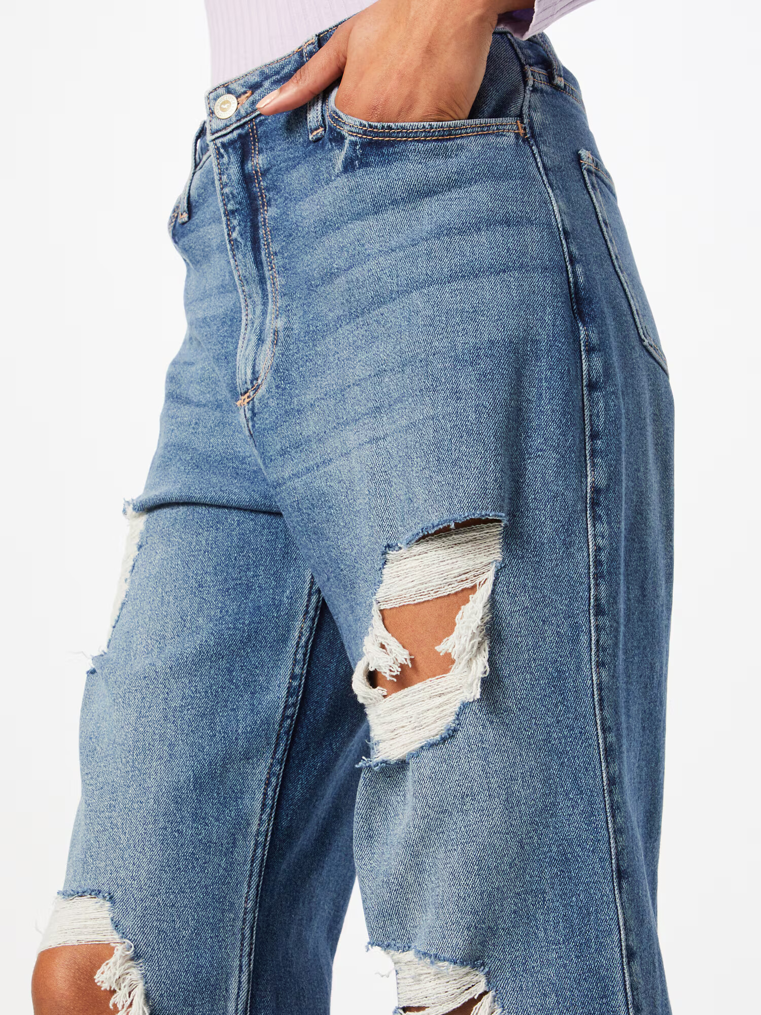 HOLLISTER Jeans albastru denim - Pled.ro