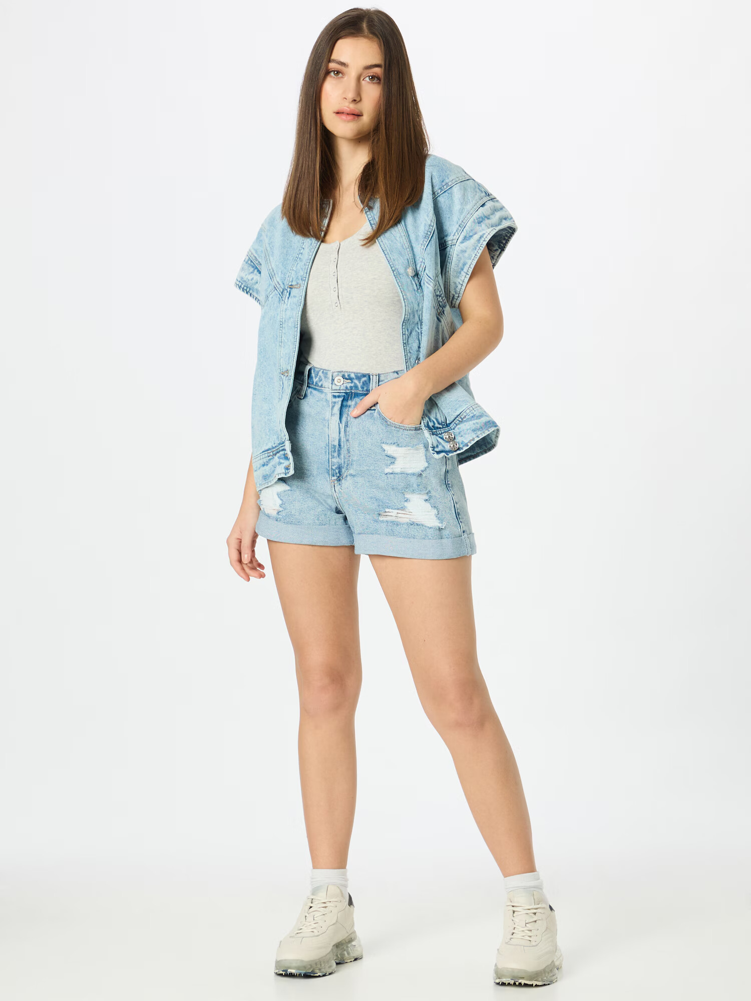 HOLLISTER Jeans albastru denim - Pled.ro