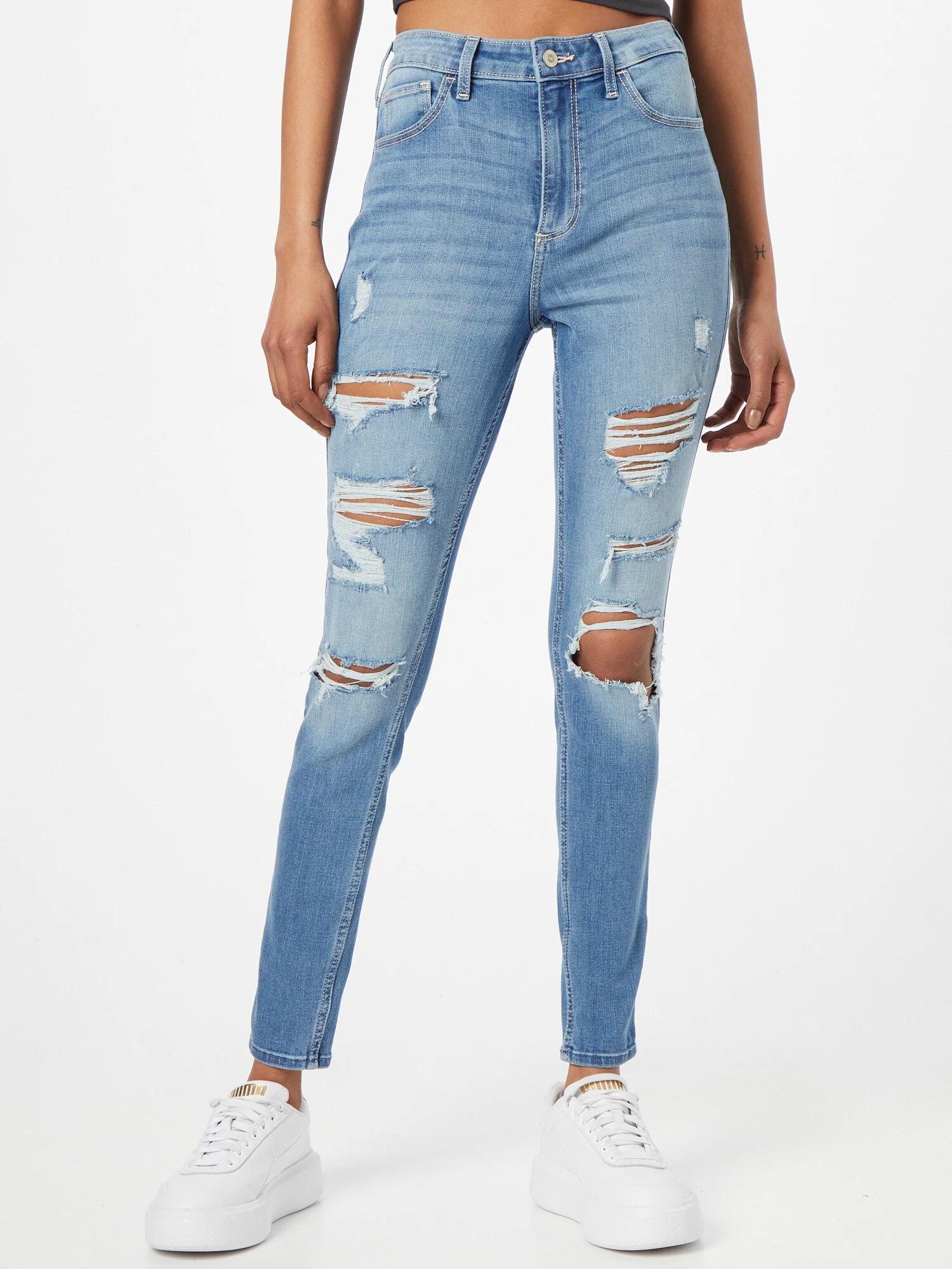 HOLLISTER Jeans albastru denim - Pled.ro