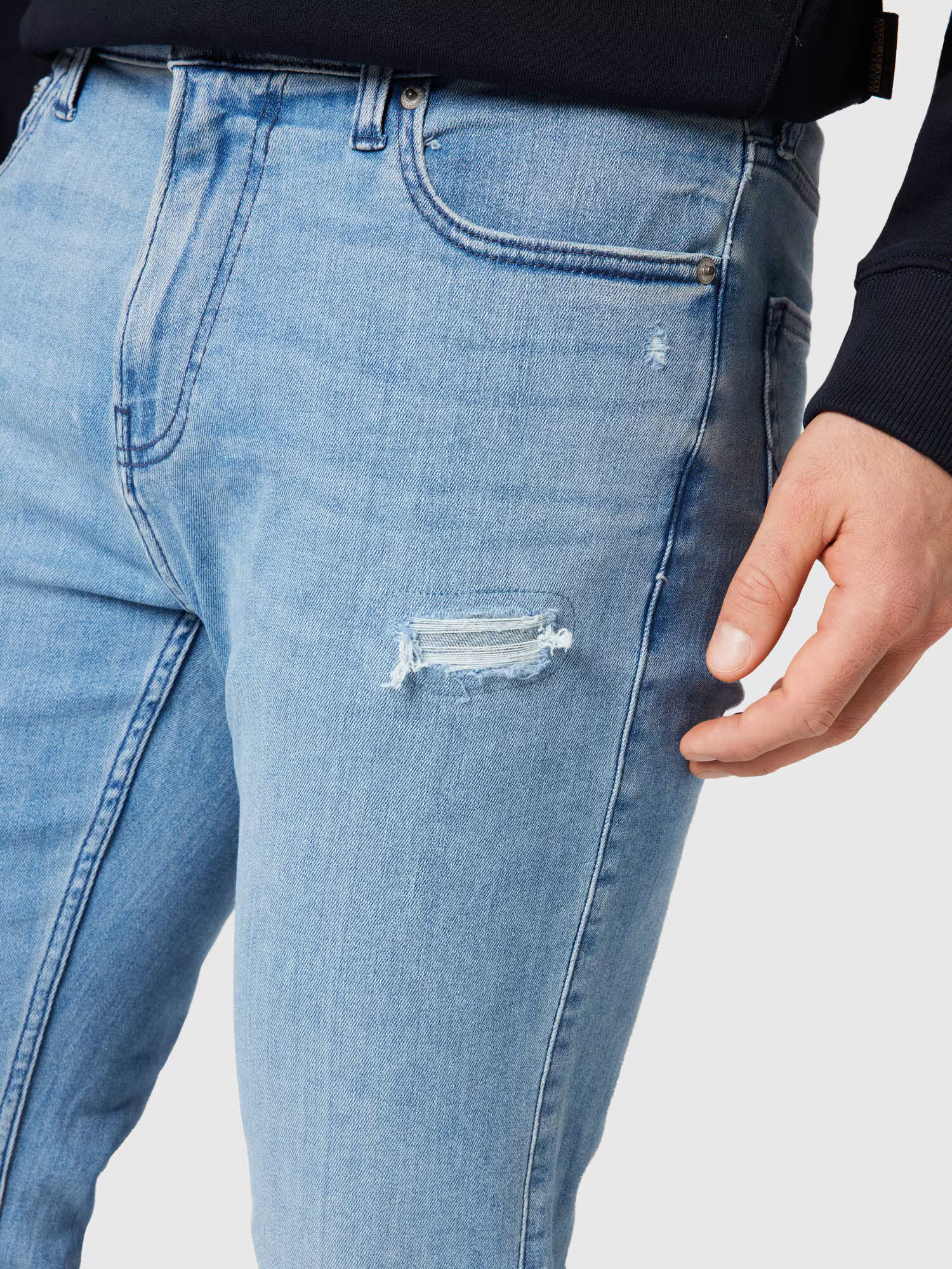 HOLLISTER Jeans albastru denim - Pled.ro