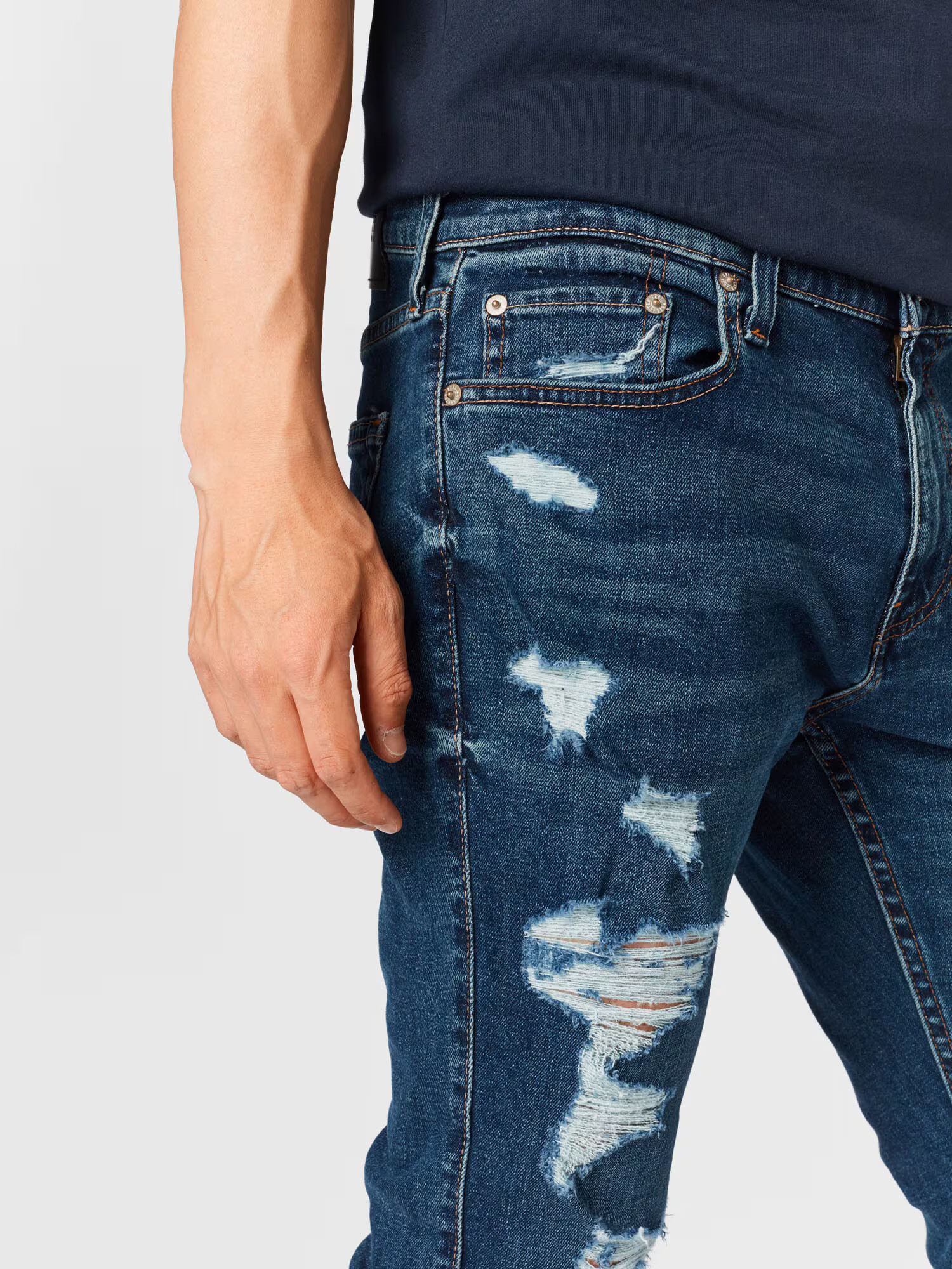 HOLLISTER Jeans albastru denim - Pled.ro