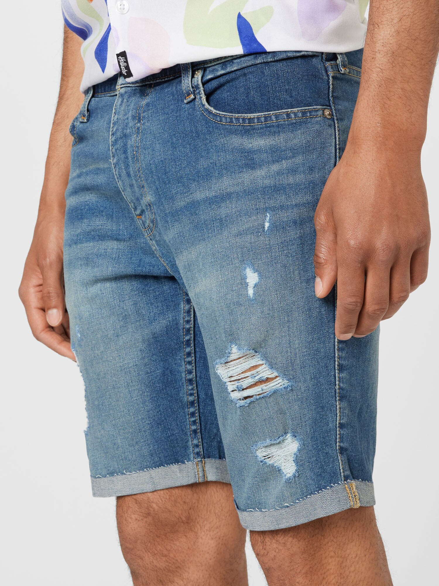 HOLLISTER Jeans albastru denim - Pled.ro