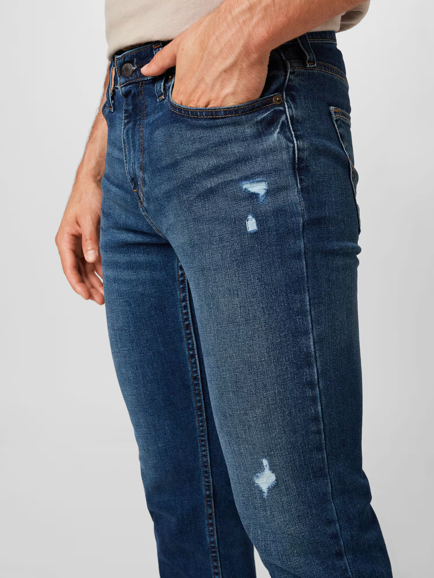 HOLLISTER Jeans albastru denim - Pled.ro