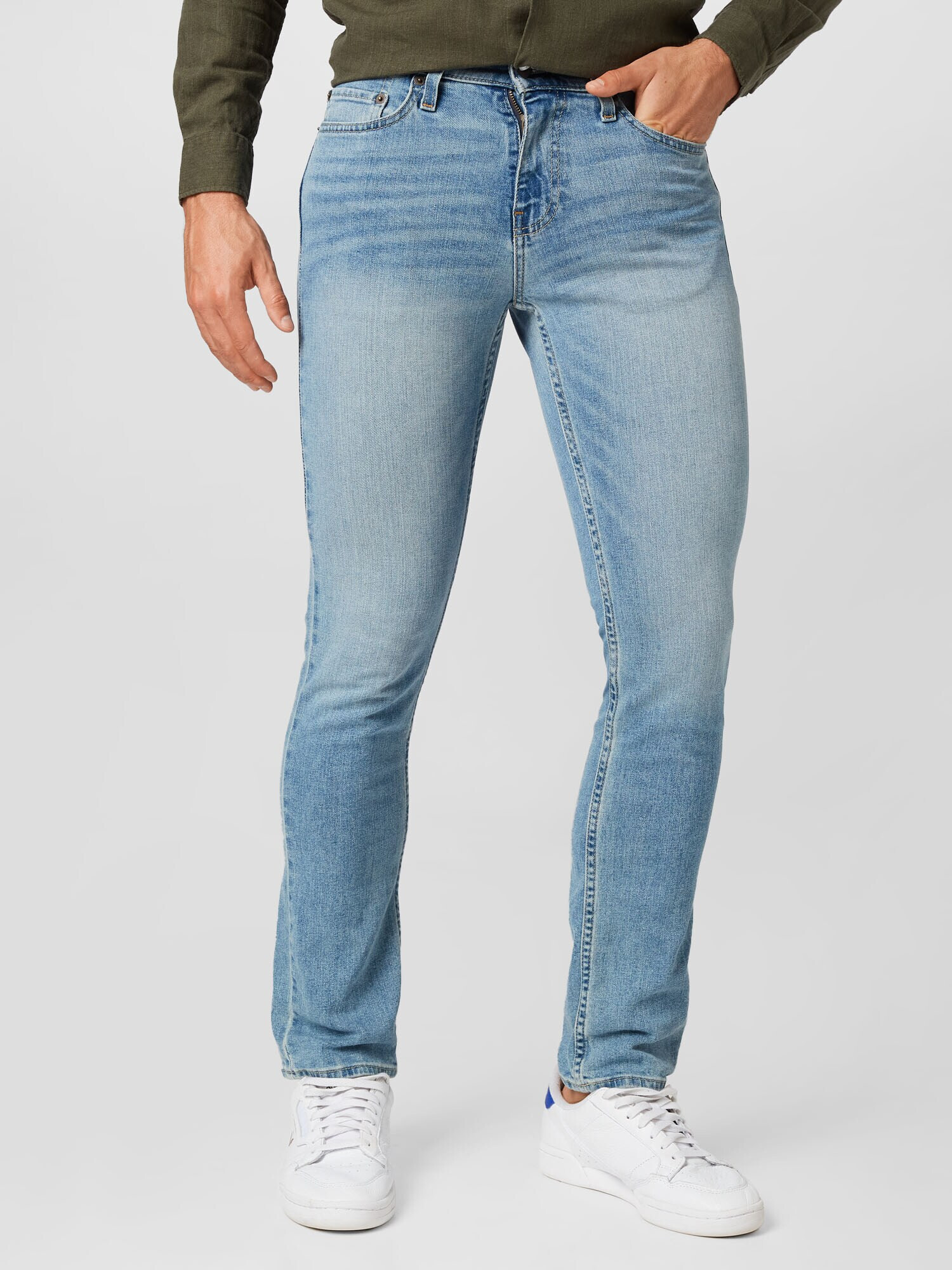 HOLLISTER Jeans albastru denim - Pled.ro