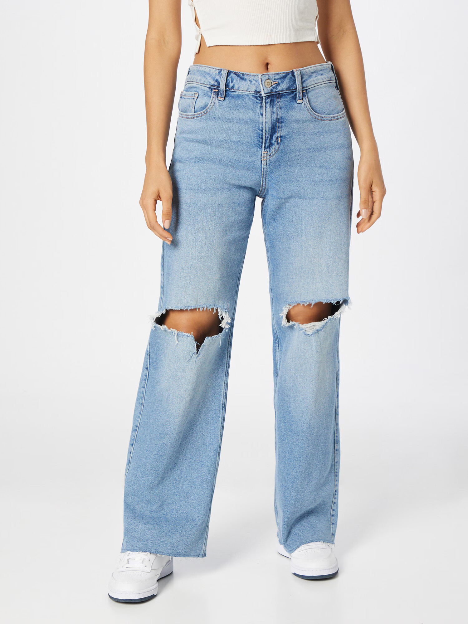 HOLLISTER Jeans albastru denim - Pled.ro