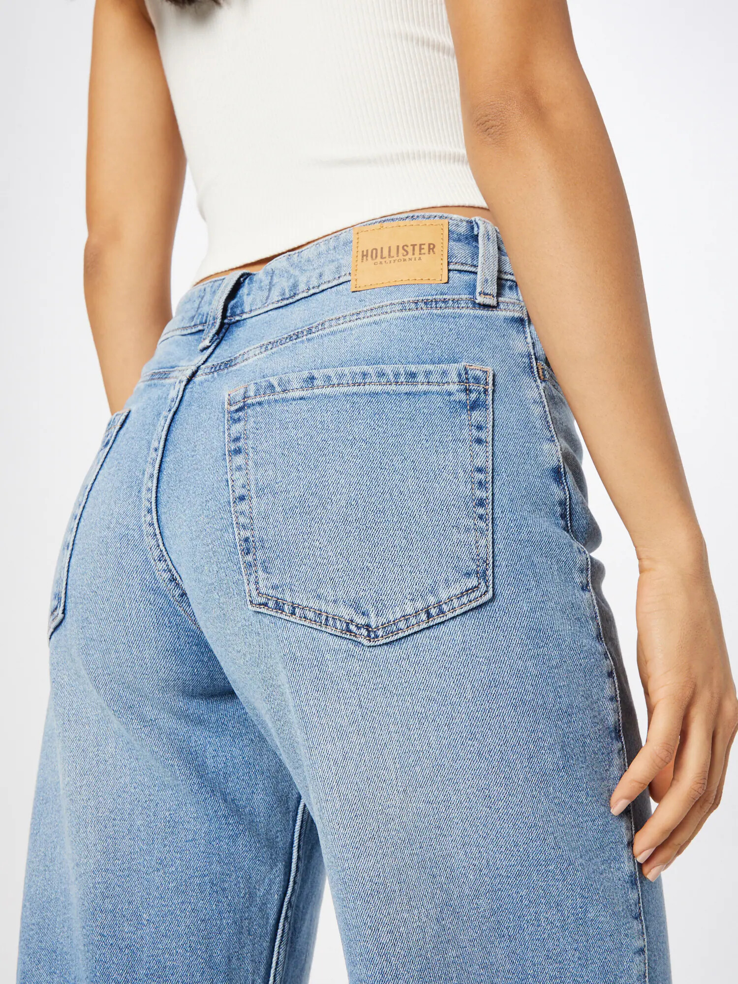 HOLLISTER Jeans albastru denim - Pled.ro