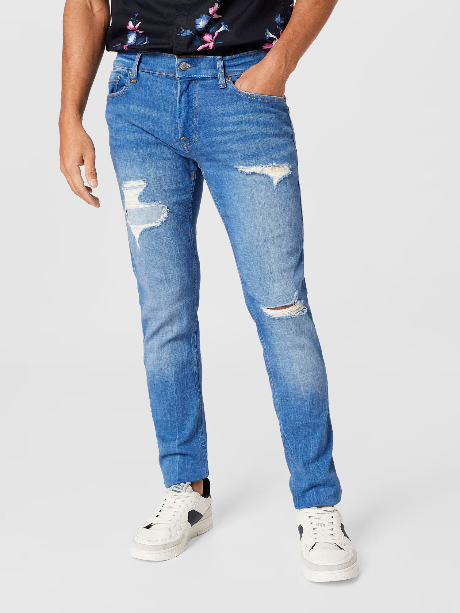 HOLLISTER Jeans albastru denim - Pled.ro