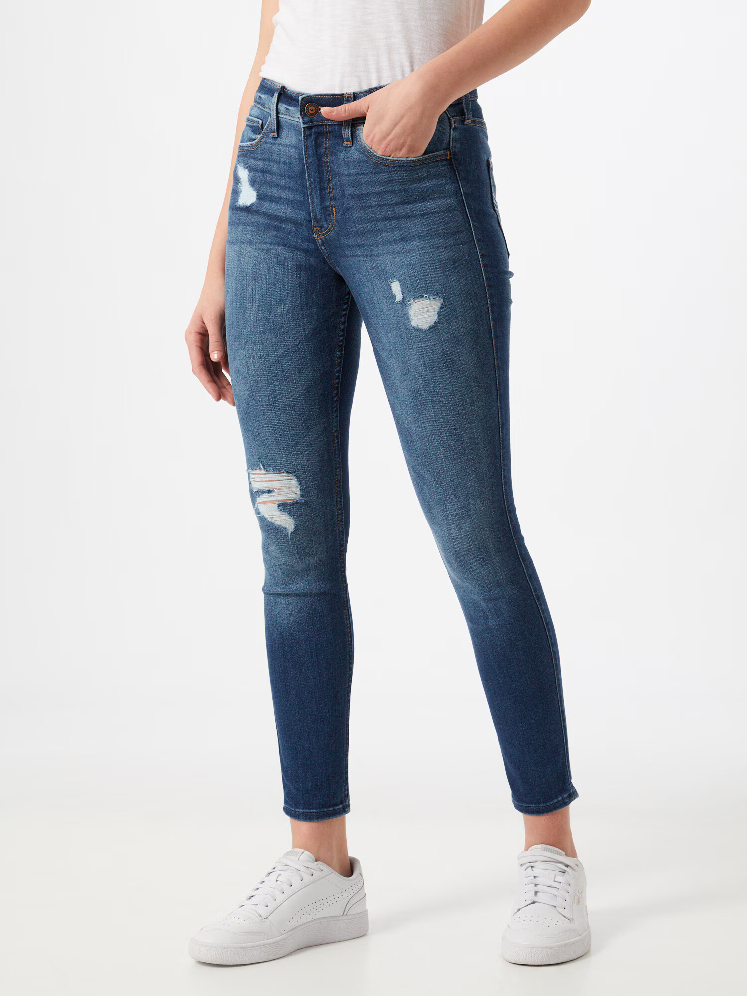 HOLLISTER Jeans albastru denim - Pled.ro