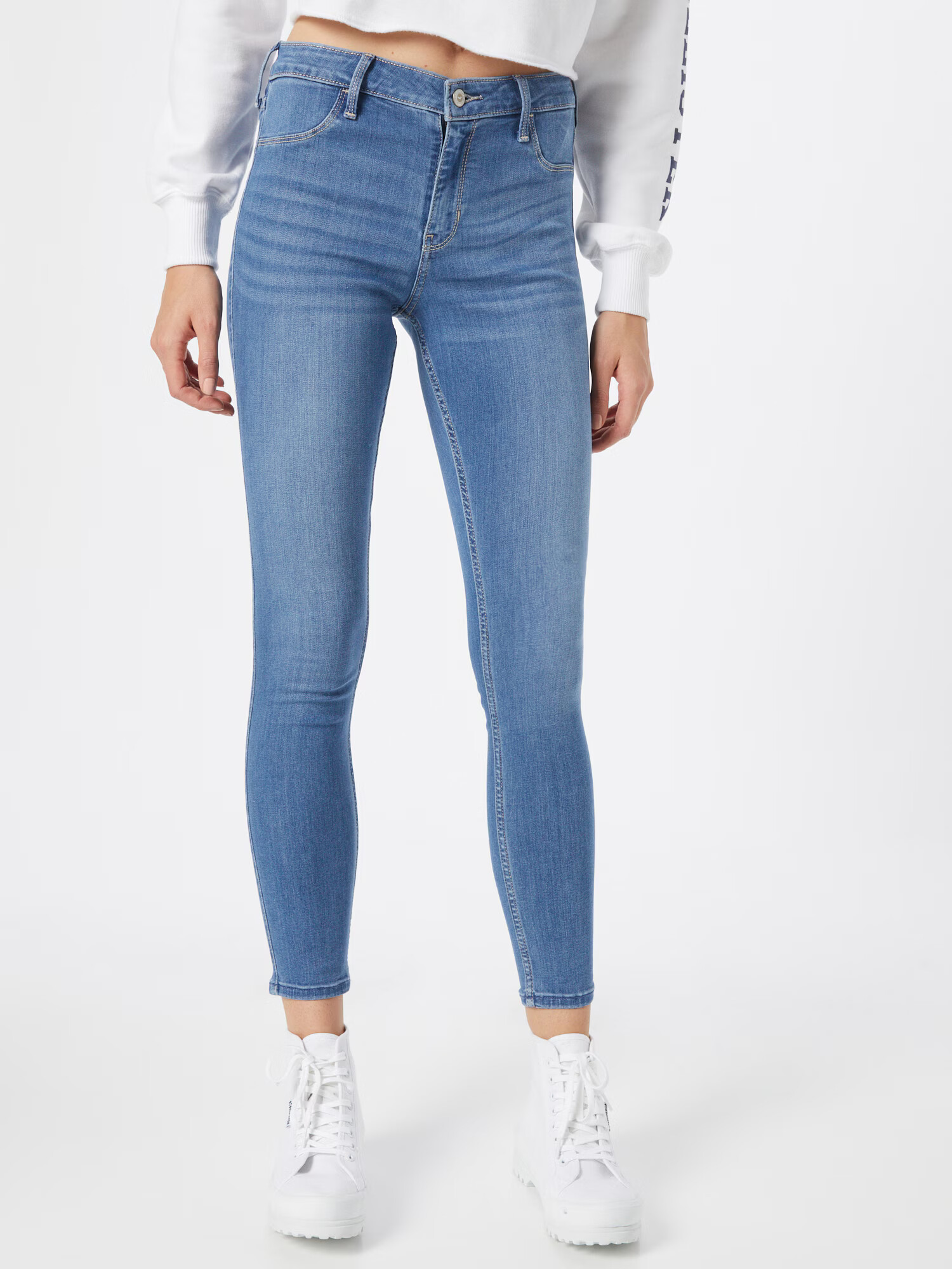 HOLLISTER Jeans albastru denim - Pled.ro