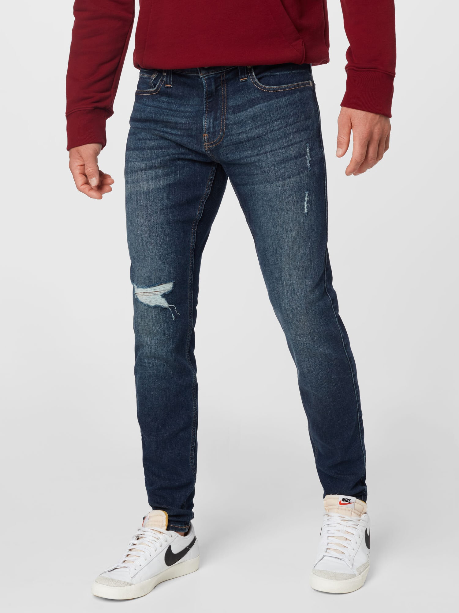 HOLLISTER Jeans albastru denim - Pled.ro