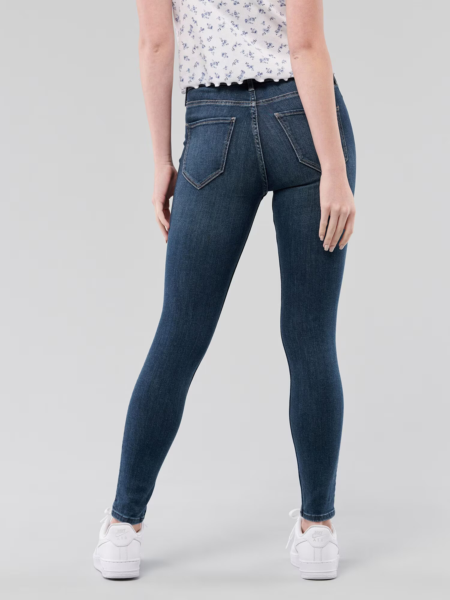 HOLLISTER Jeans albastru denim - Pled.ro