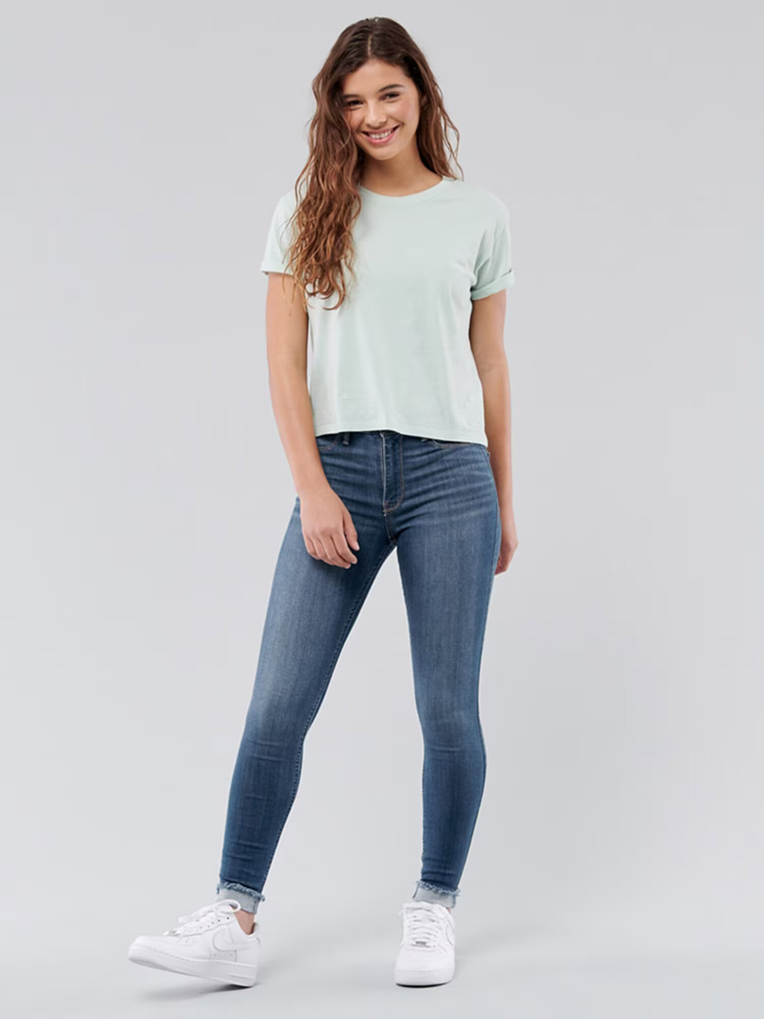 HOLLISTER Jeans albastru denim - Pled.ro