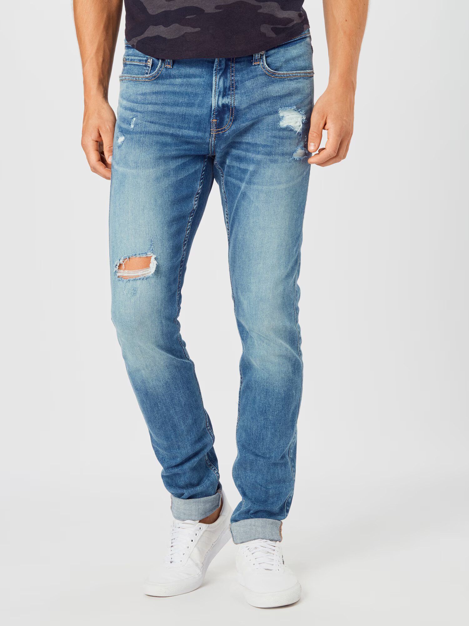 HOLLISTER Jeans albastru denim - Pled.ro