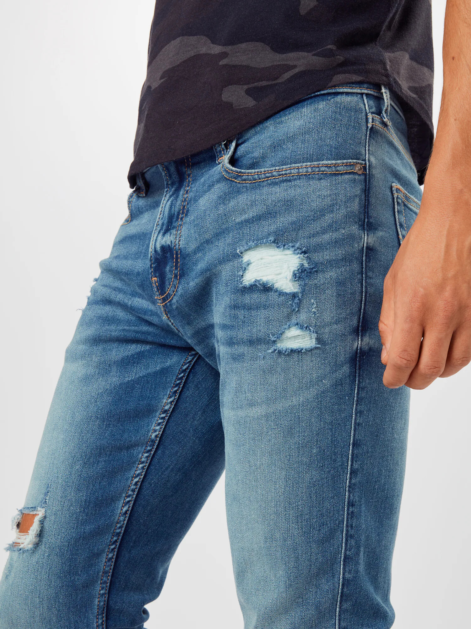 HOLLISTER Jeans albastru denim - Pled.ro