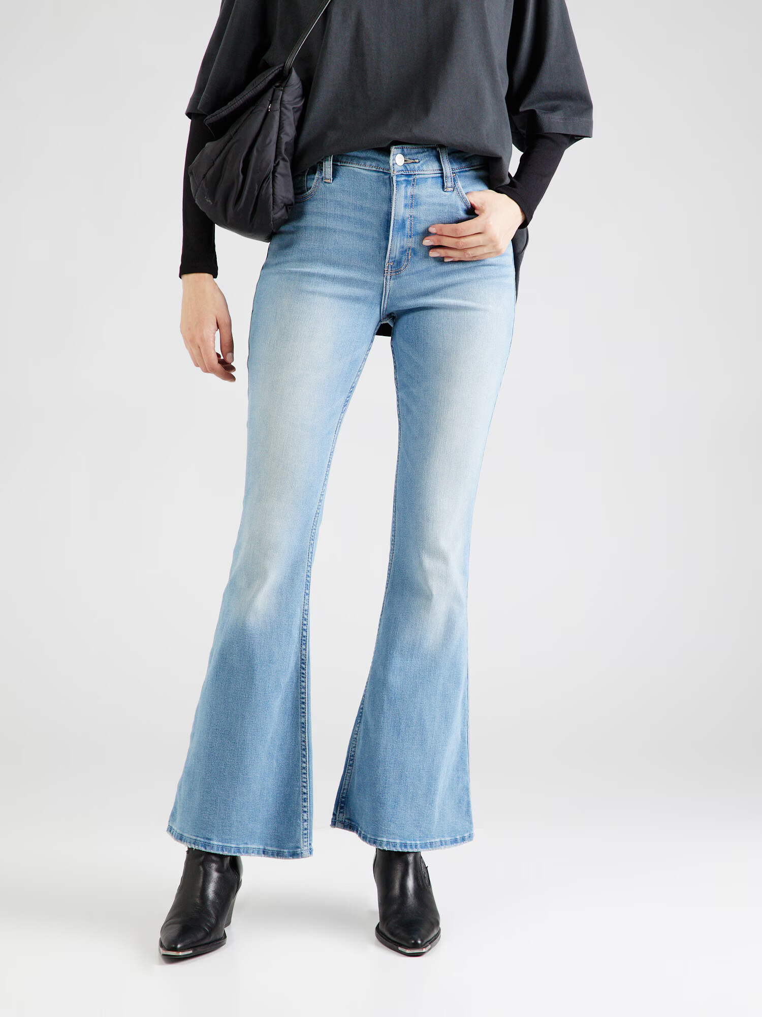 HOLLISTER Jeans albastru denim - Pled.ro